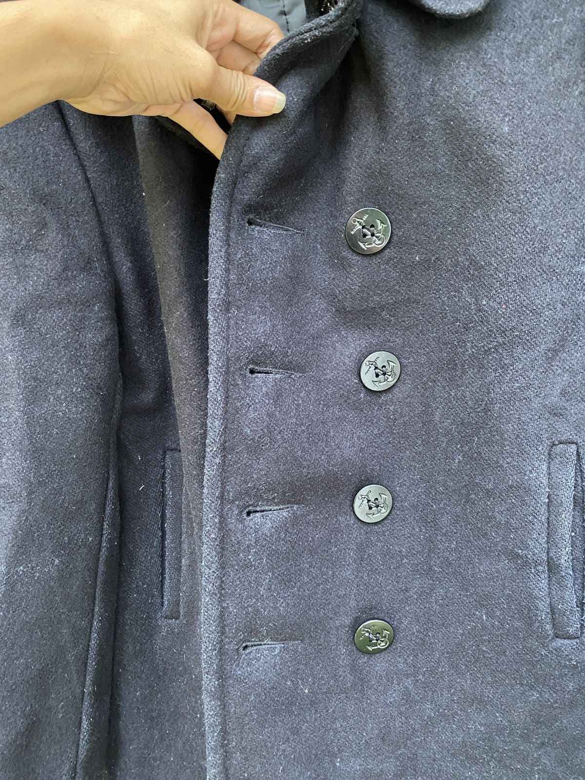 Schott × Vintage ✨Steals✨Vintage Schott NYC US 740N Pea Jacket Size US M / EU 48-50 / 2 - 5 Thumbnail