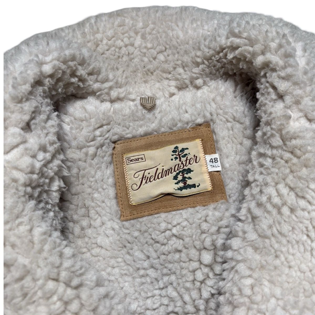 Sears True Vintage 70s Sears Fieldmaster Sherpa 48 Leather Jacket Size US L / EU 52-54 / 3 - 4 Thumbnail