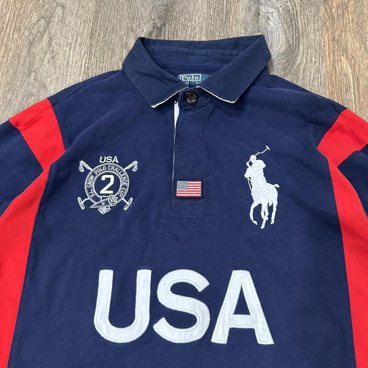 Polo Ralph Lauren Polo Ralph Lauren Snow Challenge Rugby Shirt Size XL Size US XL / EU 56 / 4 - 1 Thumbnail