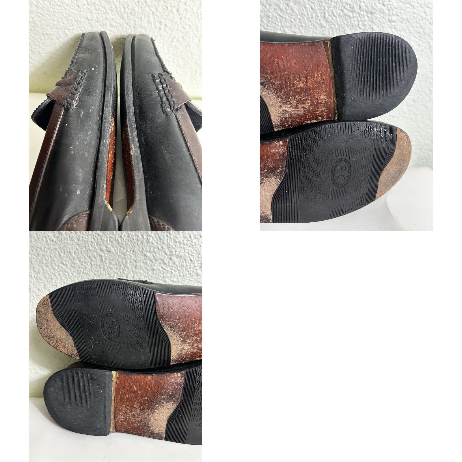 Johnston & Murphy Johnston & Murphy Woven Leather Tassel Loafer Mens 9.5 Black Brown Dress Slip On Classic Leather Upper Cushioned Insole Medium Width Mens Shoes Size US 10 / EU 43 - 10 Thumbnail