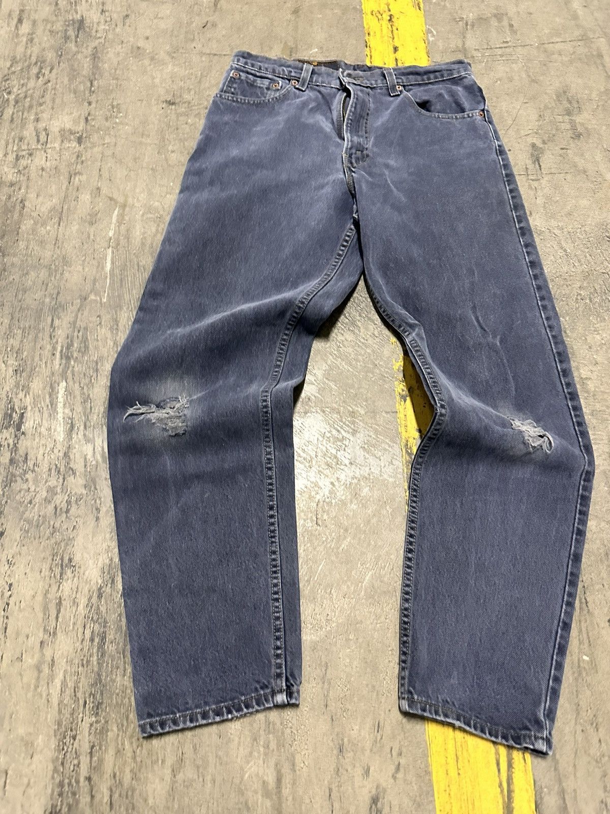 Levi's × Vintage Vintage Levi’s blue dyed 550 jeans Size US 33 - 2 Thumbnail