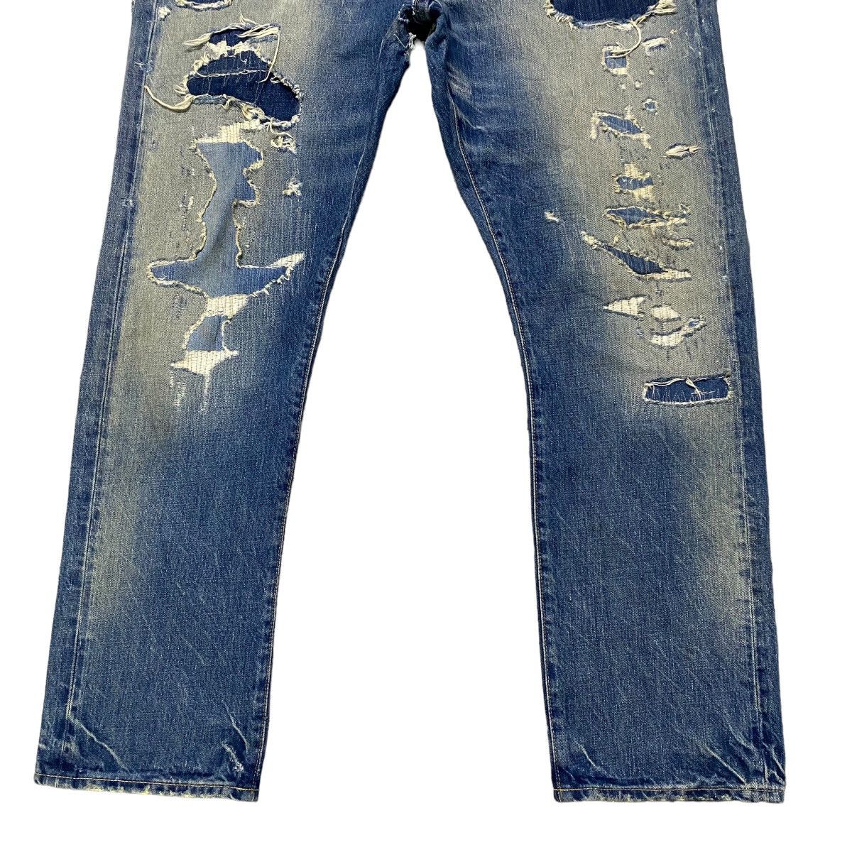 Denim & Supply Ralph Lauren Denim And Supply Ralph Lauren Distress Denim Patchwork Jeans Size US 38 / EU 54 - 8 Thumbnail