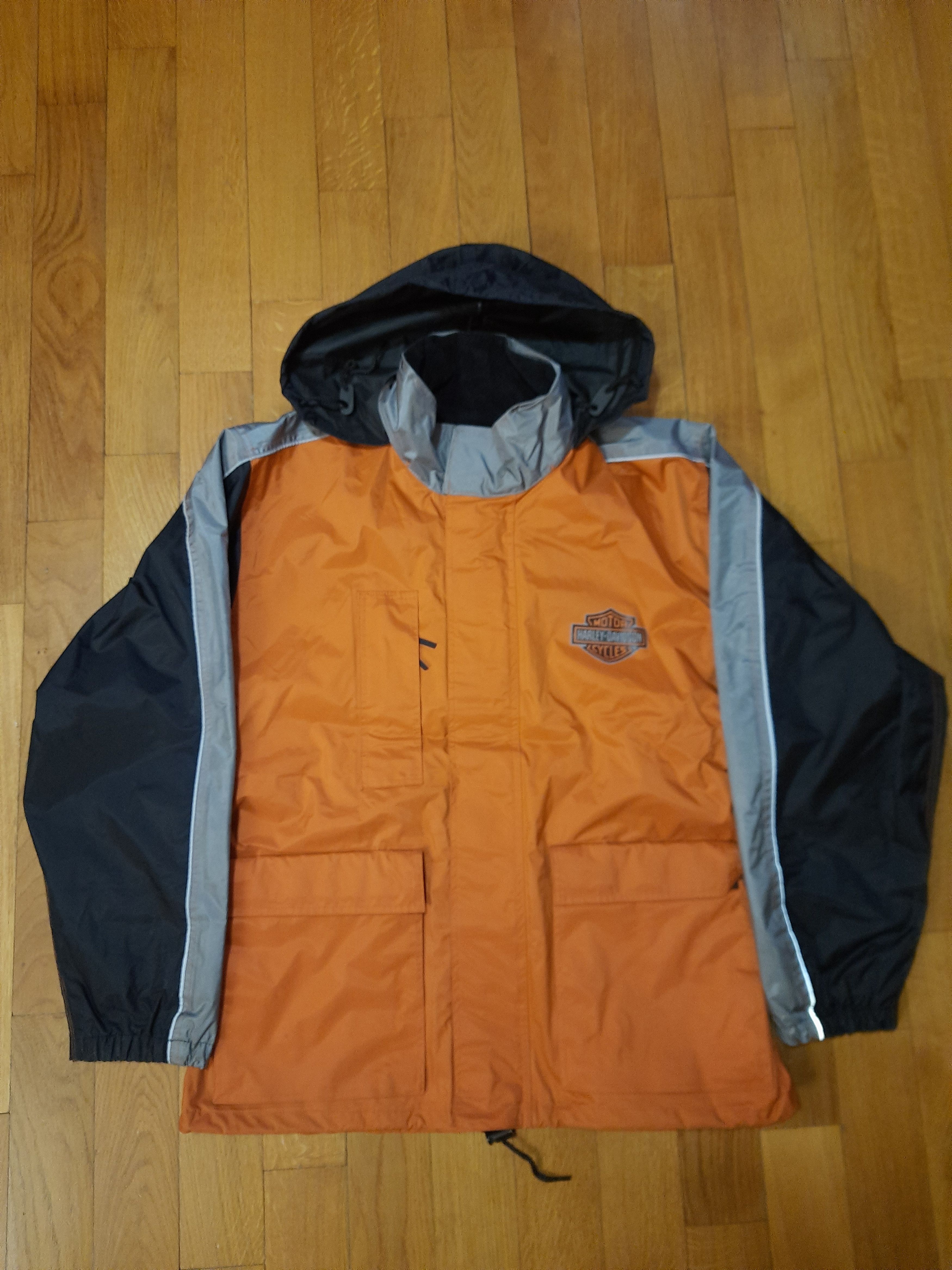 Harley Davidson Harley Davidson Chopper Raincoat Parka Light Jacket Size US L / EU 52-54 / 3 - 1 Thumbnail