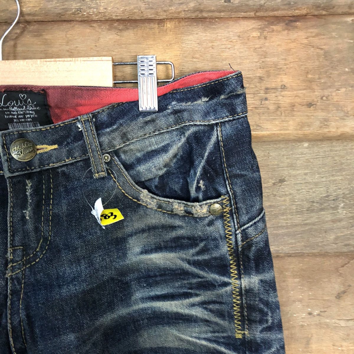 Japanese Brand HotchKiss Blue Denim Jeans Pants #7383 Size 26" / US 2 / IT 38 - 5 Thumbnail
