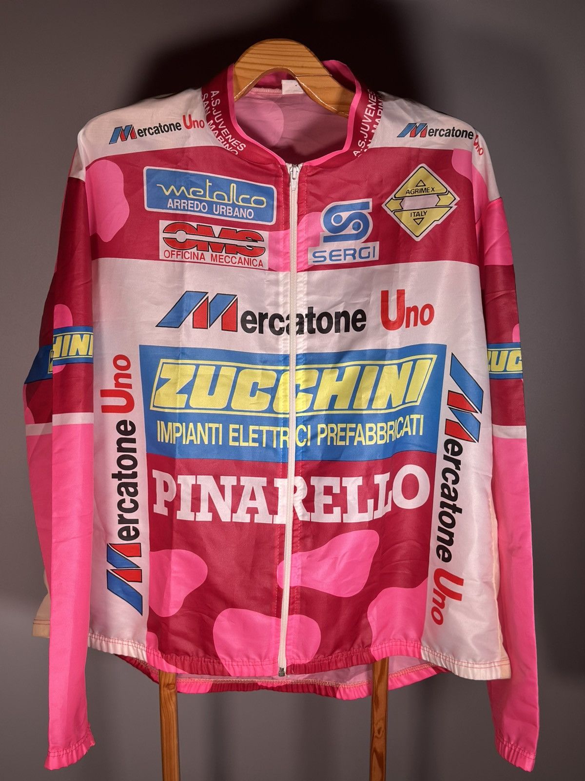 Vintage mercatone uno zucchini pinarello vintage jacket🔥 Size US XL / EU 56 / 4 - 3 Thumbnail