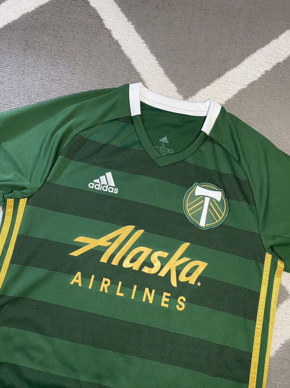 Adidas 2019/20 Adidas Portland Timbers Home Soccer Jersey T-shirt Size US S / EU 44-46 / 1 - 4 Thumbnail