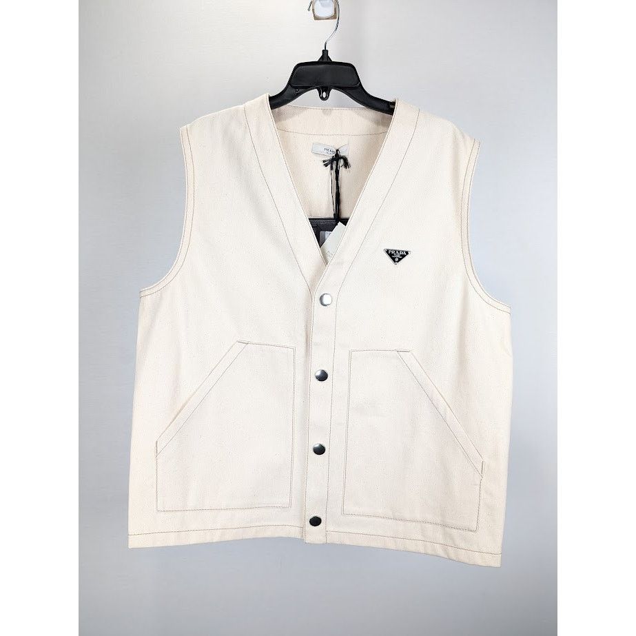 Prada o1rshd1 Bull Denim in Natural Size US M / EU 48-50 / 2 - 1 Thumbnail
