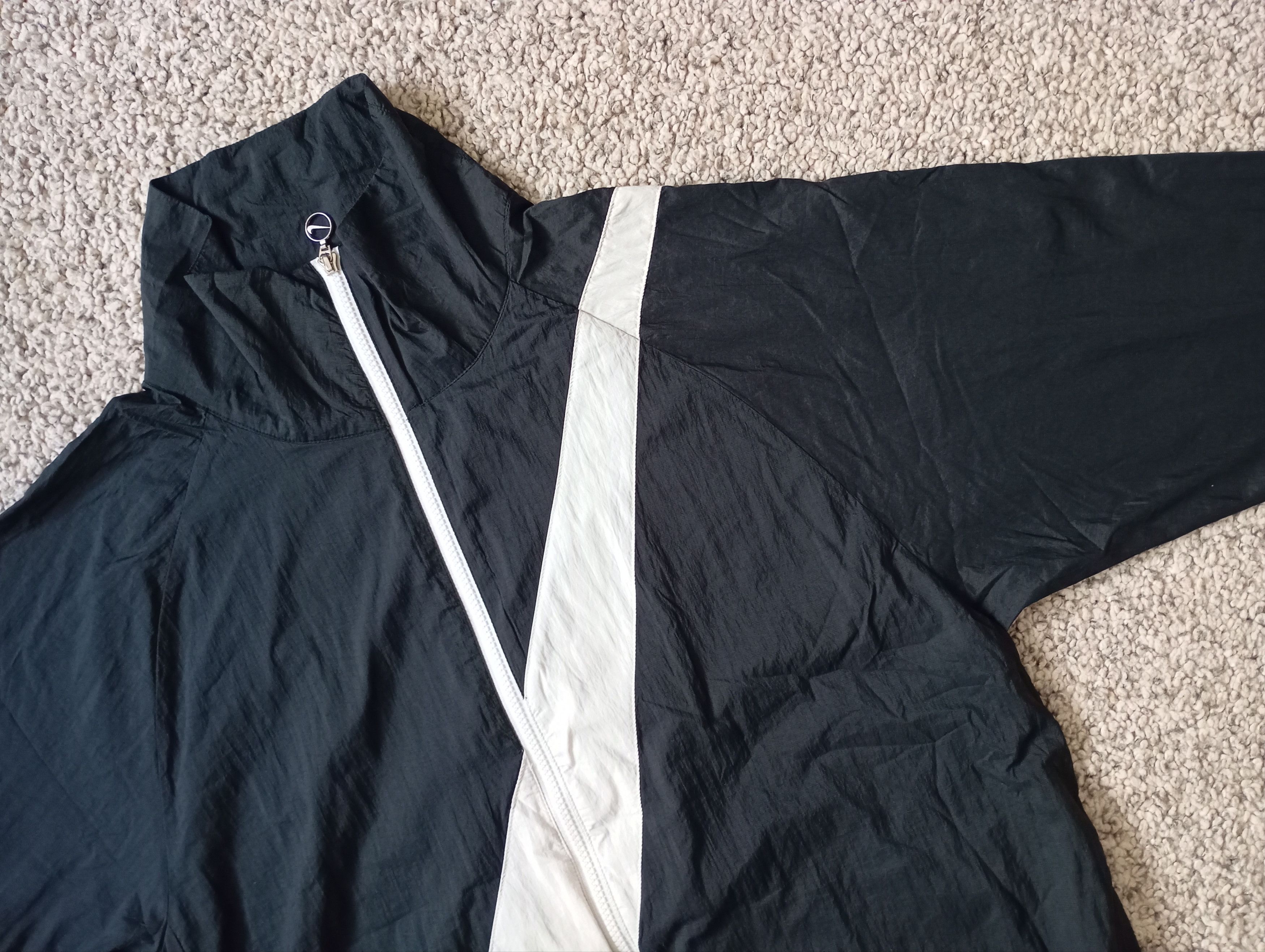 Nike × Vintage Vintage Nike Track Jacket Big Logo Swoosh Y2K Drill 90s Size US XS / EU 42 / 0 - 11 Thumbnail