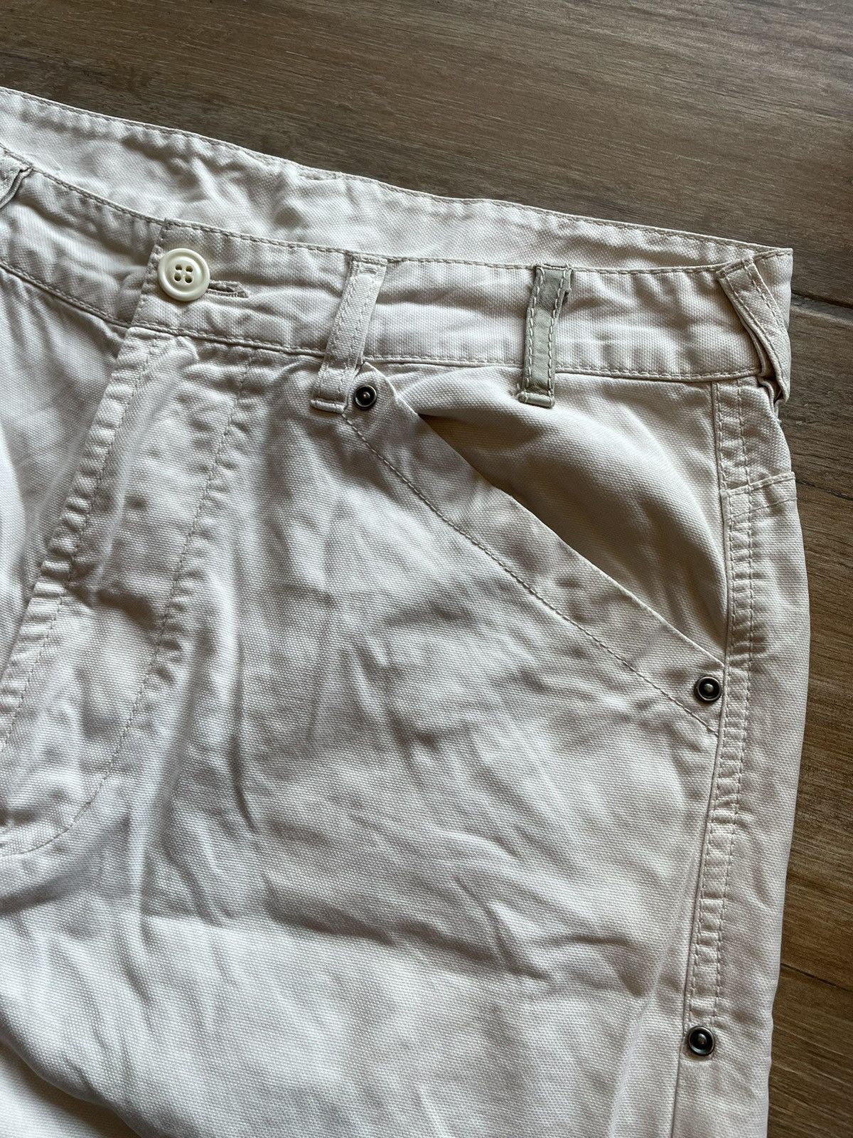 Diesel Diese OffWhite Reconstructed Pant Size US 31 - 15 Thumbnail