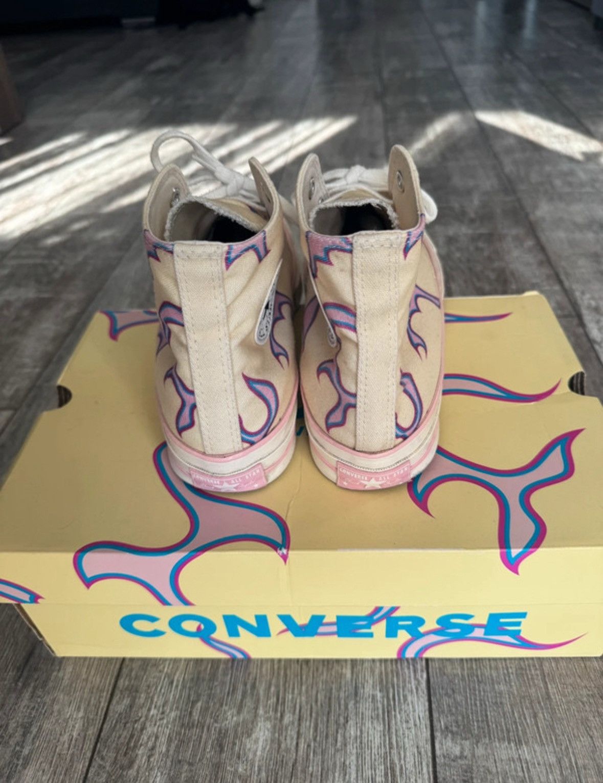 Converse × Golf Wang Converse X Golf Le Fleur Yellow Flame Size US 9.5 / EU 42-43 - 5 Thumbnail