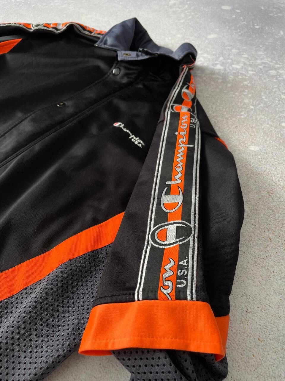 Champion × Vintage Vintage Champion USA Retro Track Jacket Big Logo Y2K Rare Size US L / EU 52-54 / 3 - 3 Thumbnail