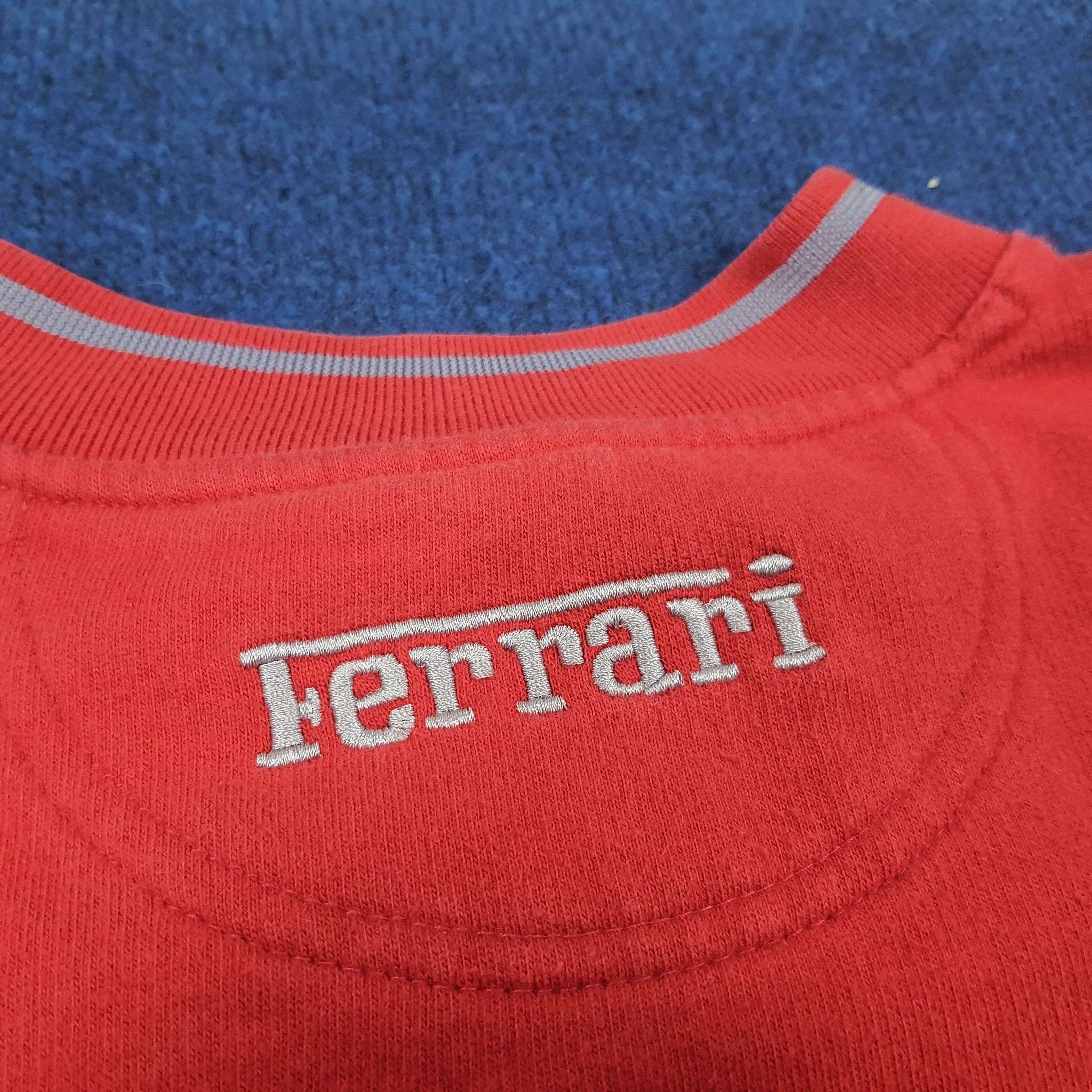 Ferrari Vintage Ferrari Embroidery Motorsports Sweatshirt C241N23 Size US L / EU 52-54 / 3 - 4 Thumbnail
