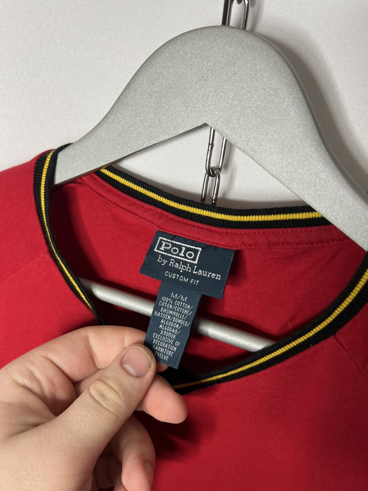 Polo Ralph Lauren Vintage Polo Ralph Lauren 10 Spain Big Logo Short Sleeve Size US M / EU 48-50 / 2 - 11 Thumbnail