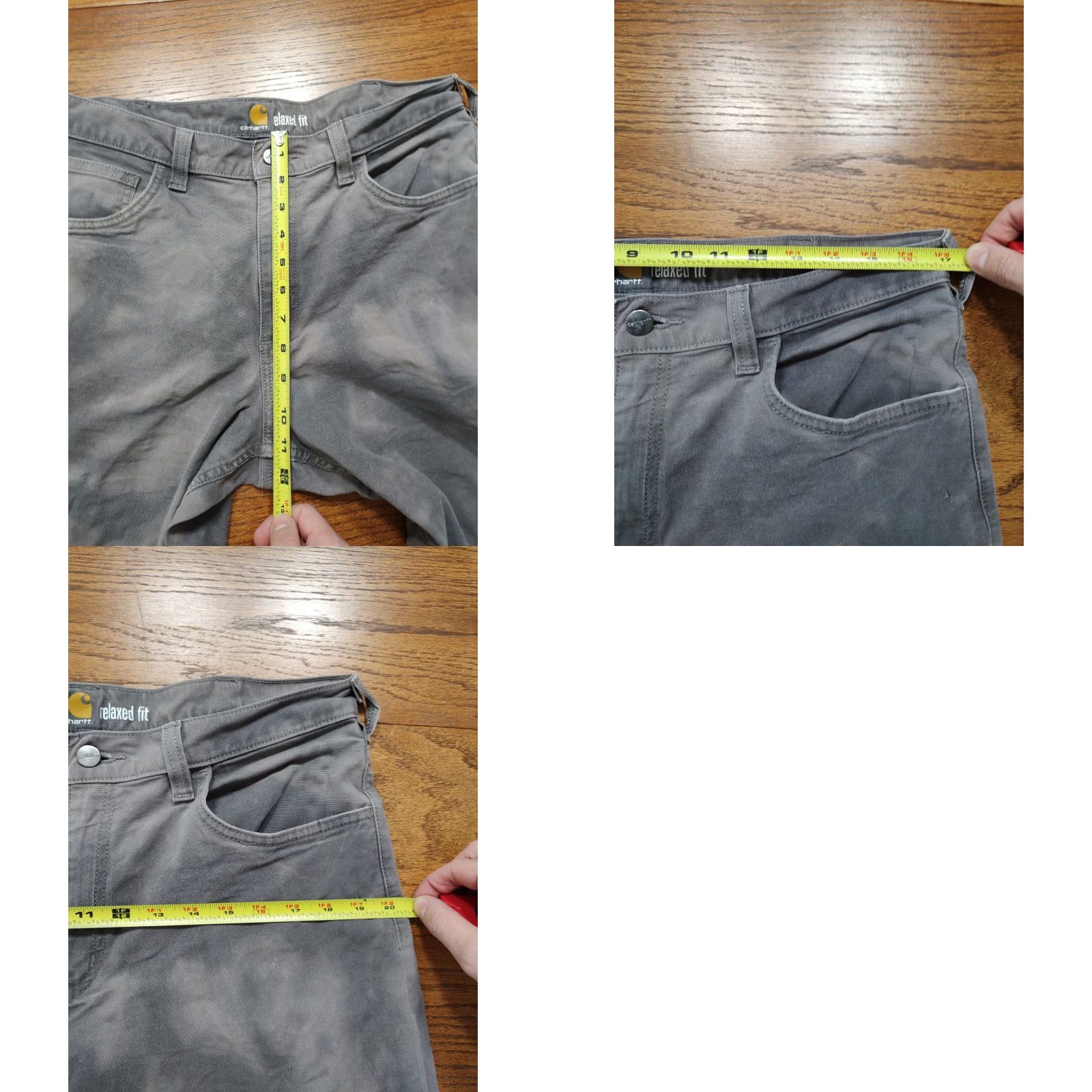 Carhartt Carhartt Pants Acid Wash Tie Dye Gravel Gray 34x30 Relaxed Fit 5-Pocket Canvas Mens Workwear Grunge Retro 80s Size US 34 / EU 50 - 9 Thumbnail