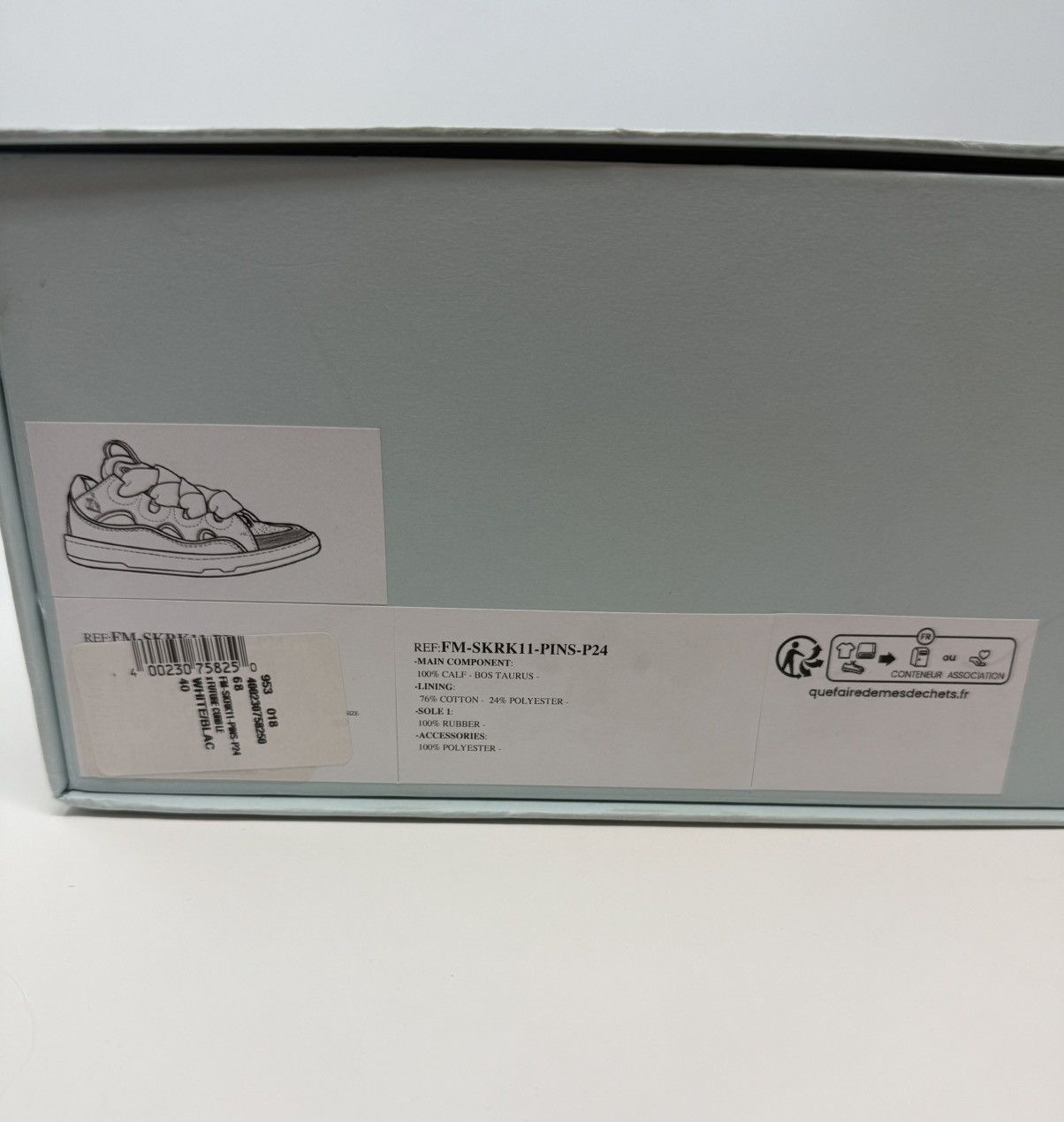 Lanvin Lanvin X Future Curb 3.0 Sneaker White Size US 7 / EU 40 - 10 Thumbnail