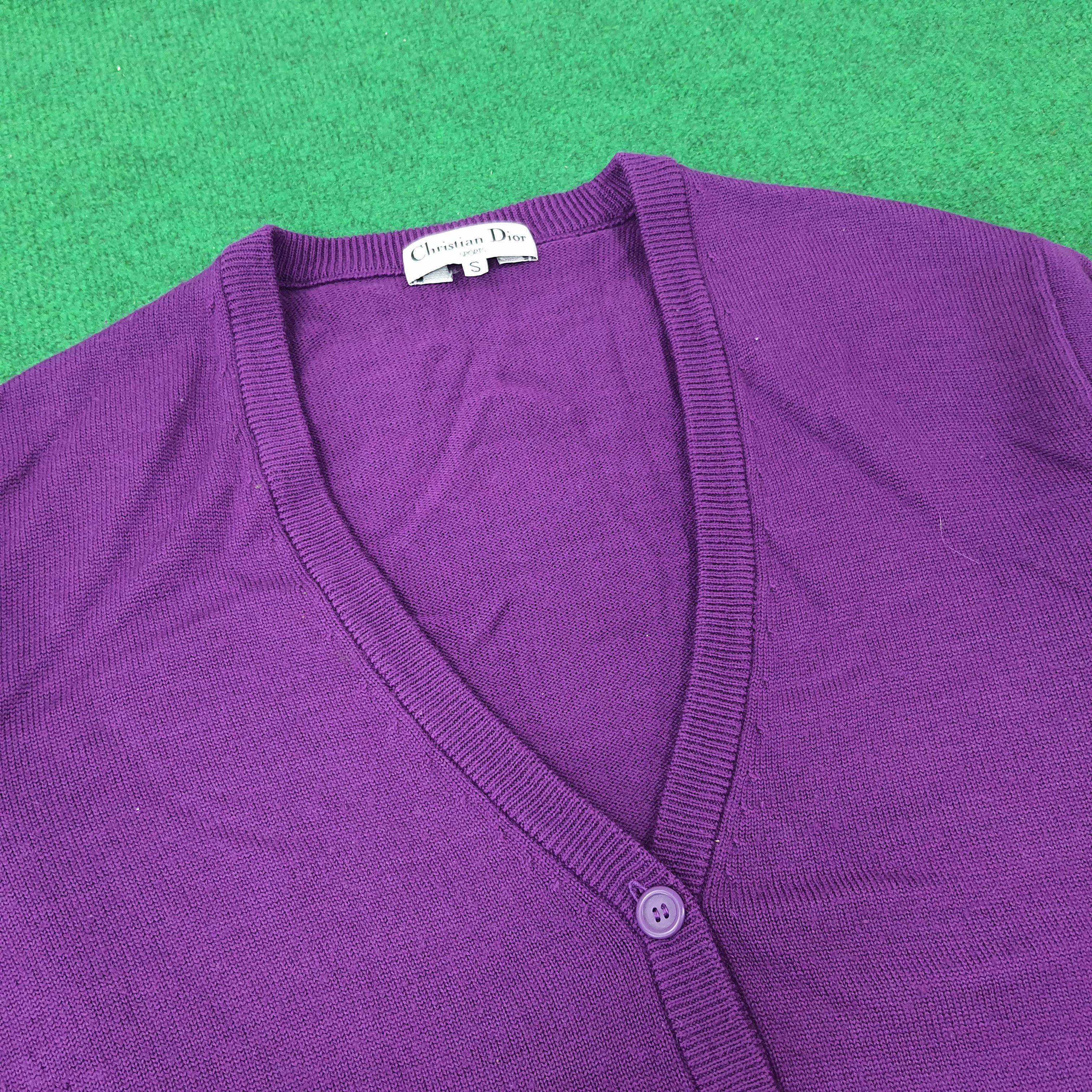 Christian Dior Monsieur × Vintage Vintage christian Dior Sport Designer Cardigans C233N2 Size US S / EU 44-46 / 1 - 3 Thumbnail