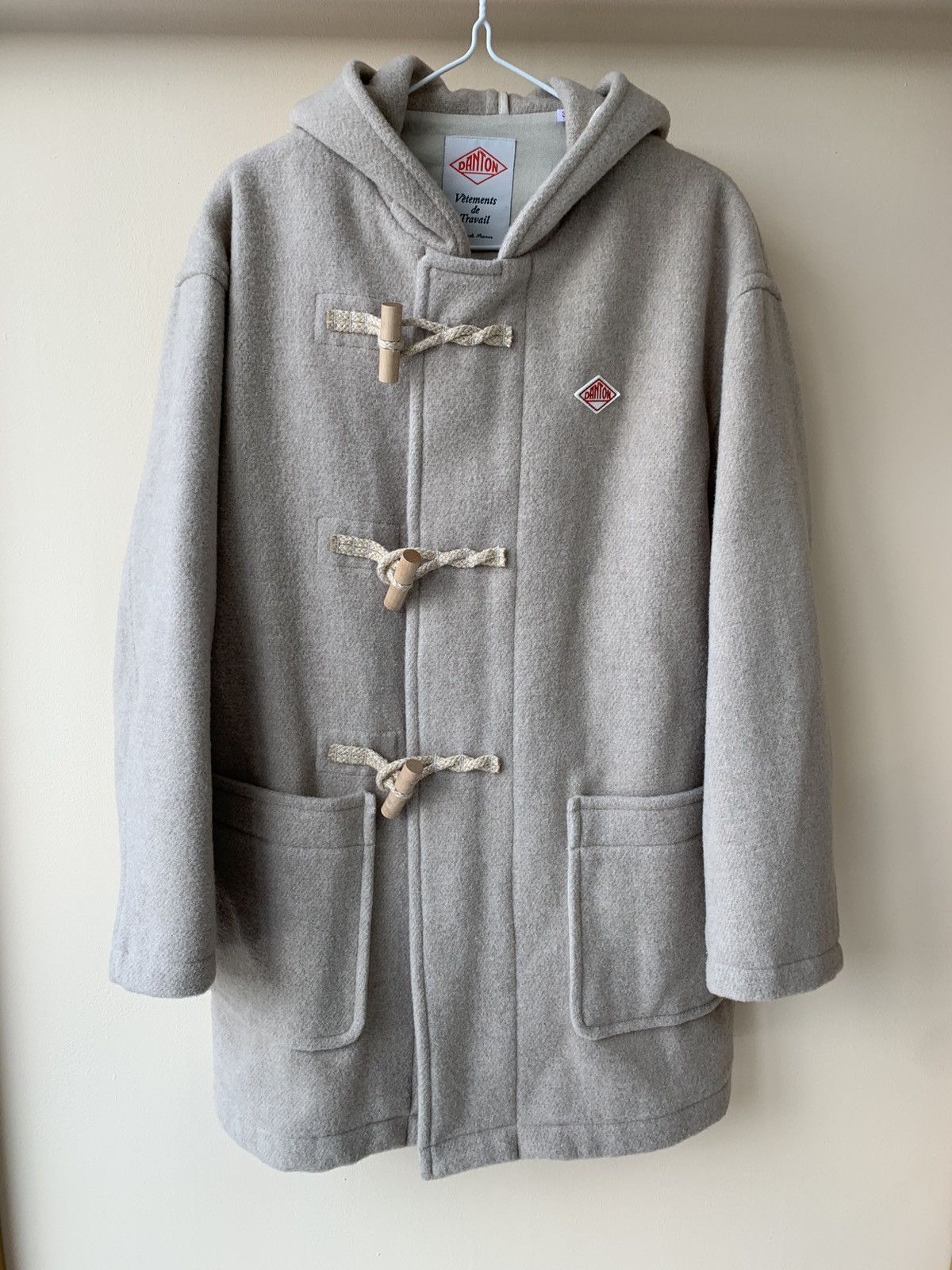 Danton Danton Women's Wool Light Pile Duffle Coat, made in Japan Size XS / US 0-2 / IT 36-38 - 1 Thumbnail
