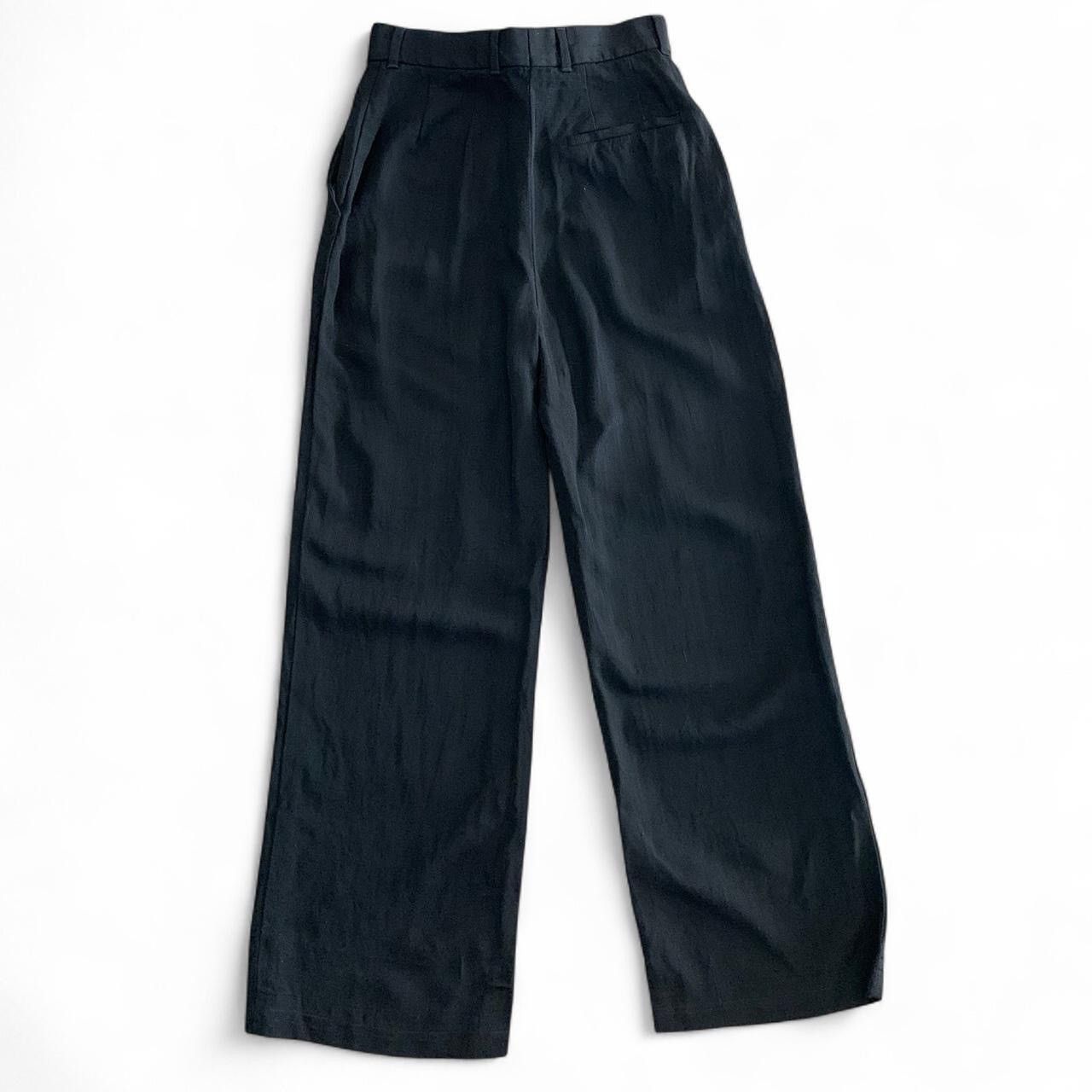 Casablanca Casablanca Black Silk-Blend Wide-Leg Trousers Size 26" / US 2 / IT 38 - 5 Thumbnail