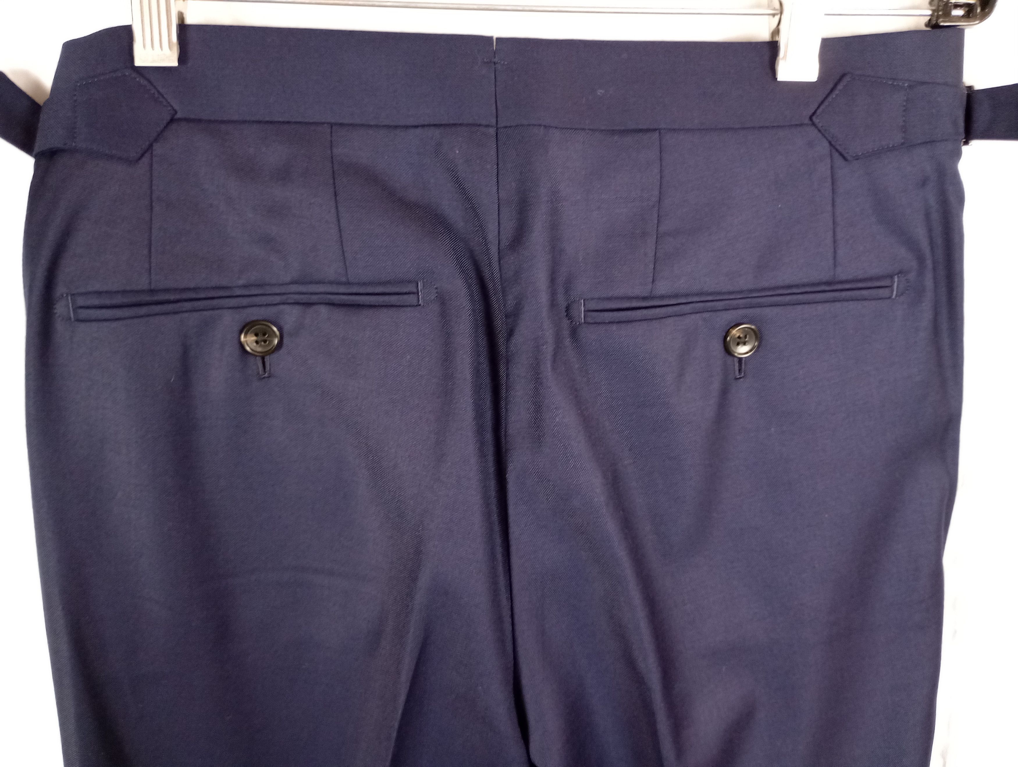 Spier & Mackay Spier And Mackay Slim Trouser W30 - Bright Navy - Side Tabs Size 36R - 6 Thumbnail