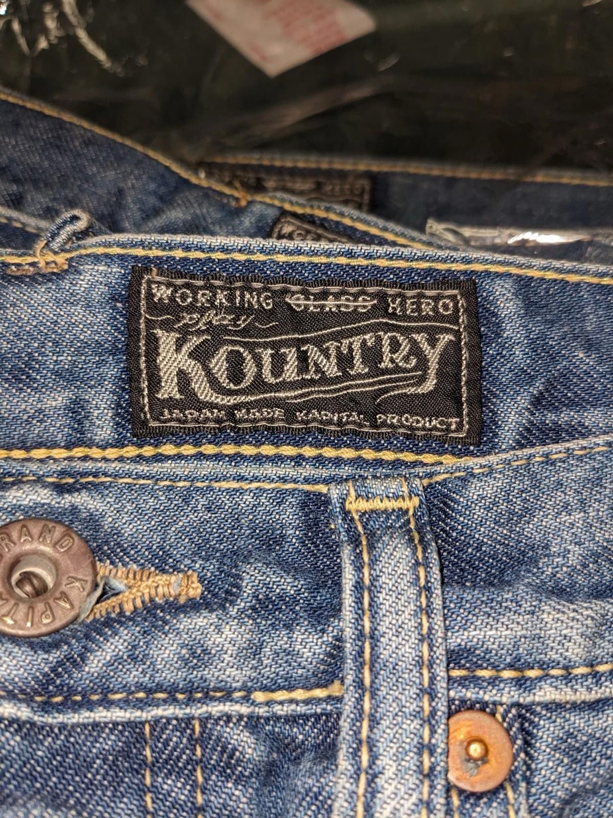 Kapital Kapital 14 oz Denim 5p Monkey Cisco Dixie Remake Pants 34 Size US 34 / EU 50 - 7 Thumbnail