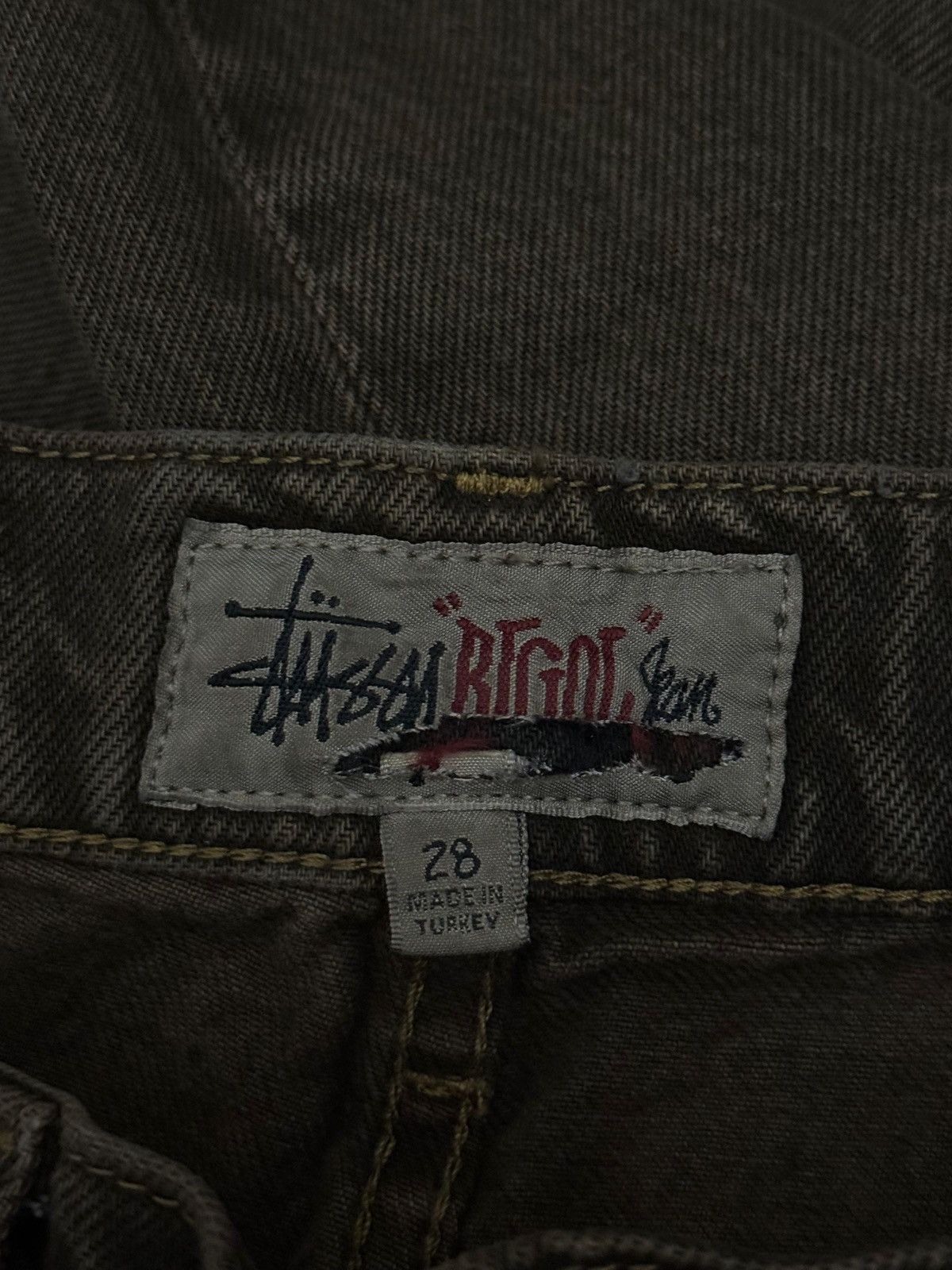 Stussy Stussy Big Ol Jean Mushroom Size US 28 / EU 44 - 6 Thumbnail