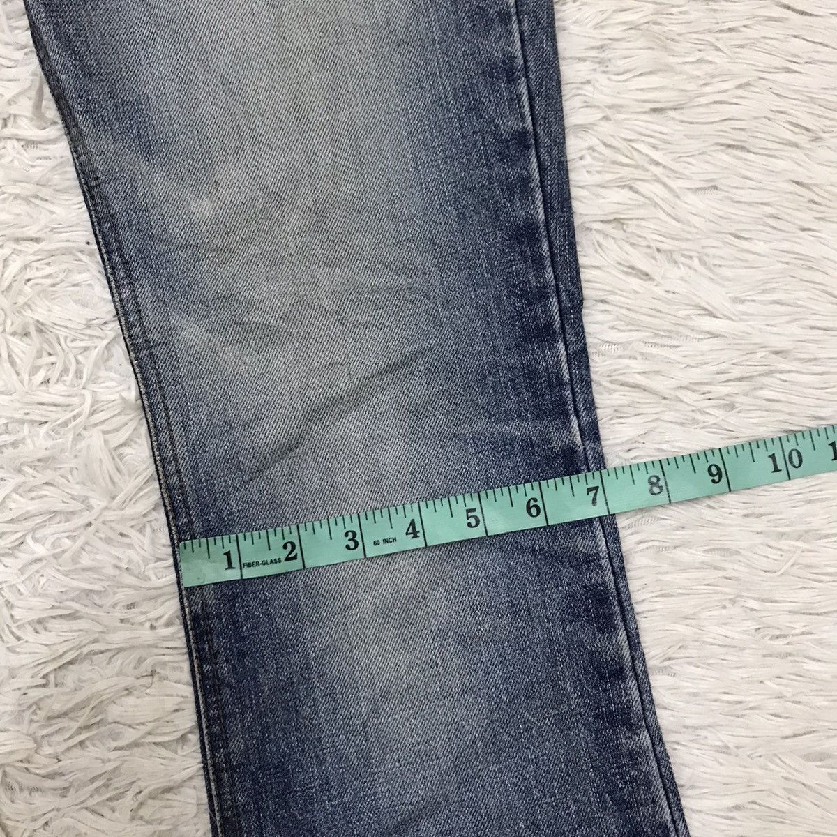 Designer 🔥Flare🔥 Vintage Alcali Distressed Denim Jeans Size US 29 - 19 Thumbnail