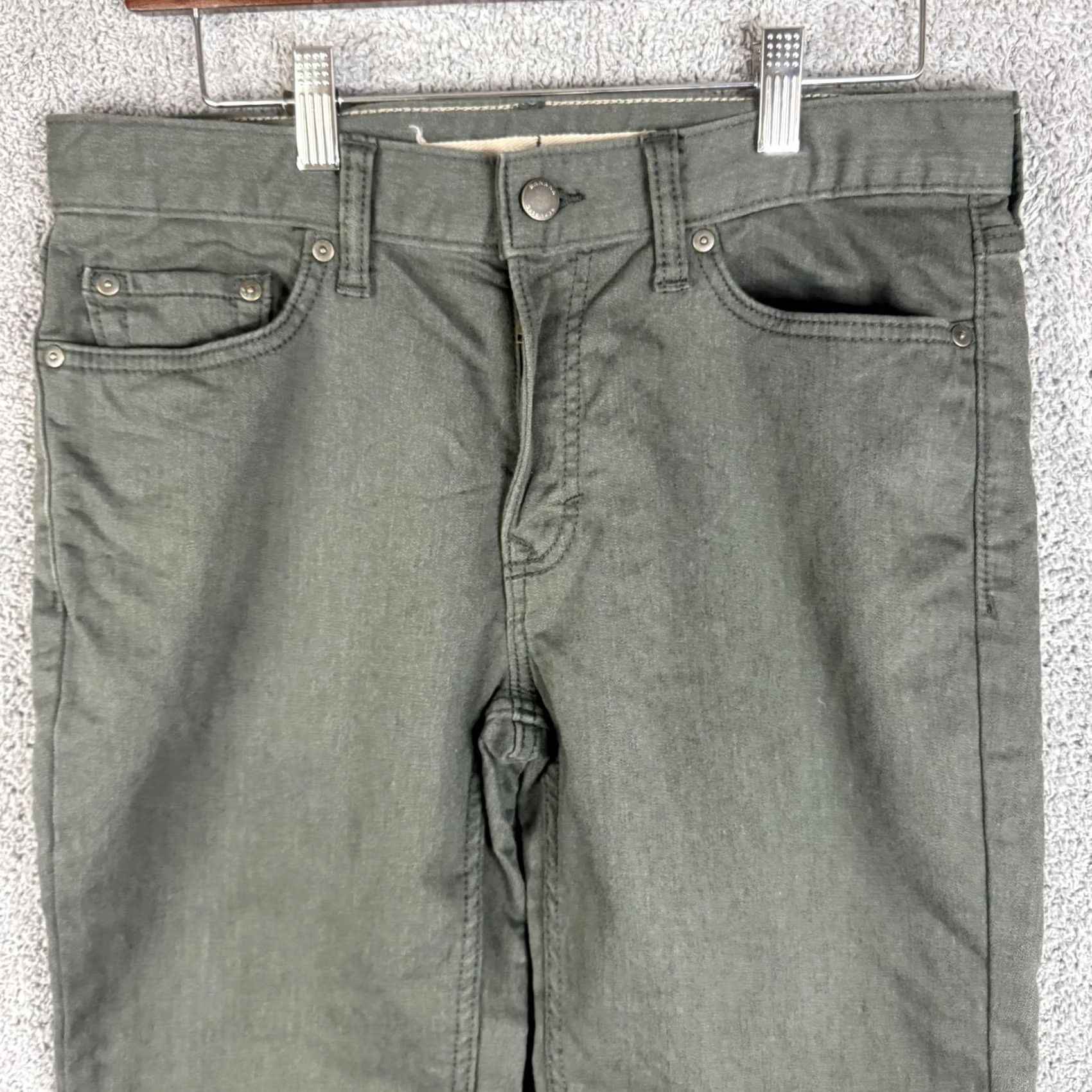 Banana Republic VINTAGE Banana Republic Travel Jean Slim Fit Mens 30x30 Green Denim Jeans 30 Inseam Waist 30 M Medium Wash Mens Size US 30 / EU 46 - 4 Thumbnail