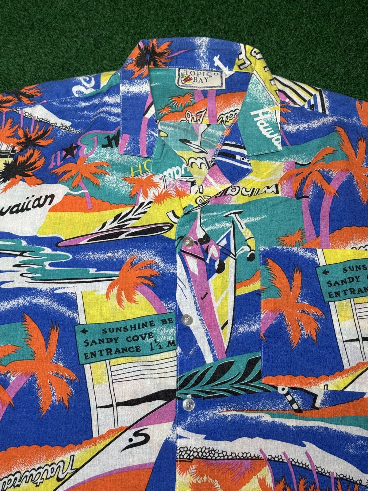 Vintage Vintage Topico Bay Hawaiian 60s Tropical Surfer 22x28 Shirt Size US M / EU 48-50 / 2 - 3 Thumbnail