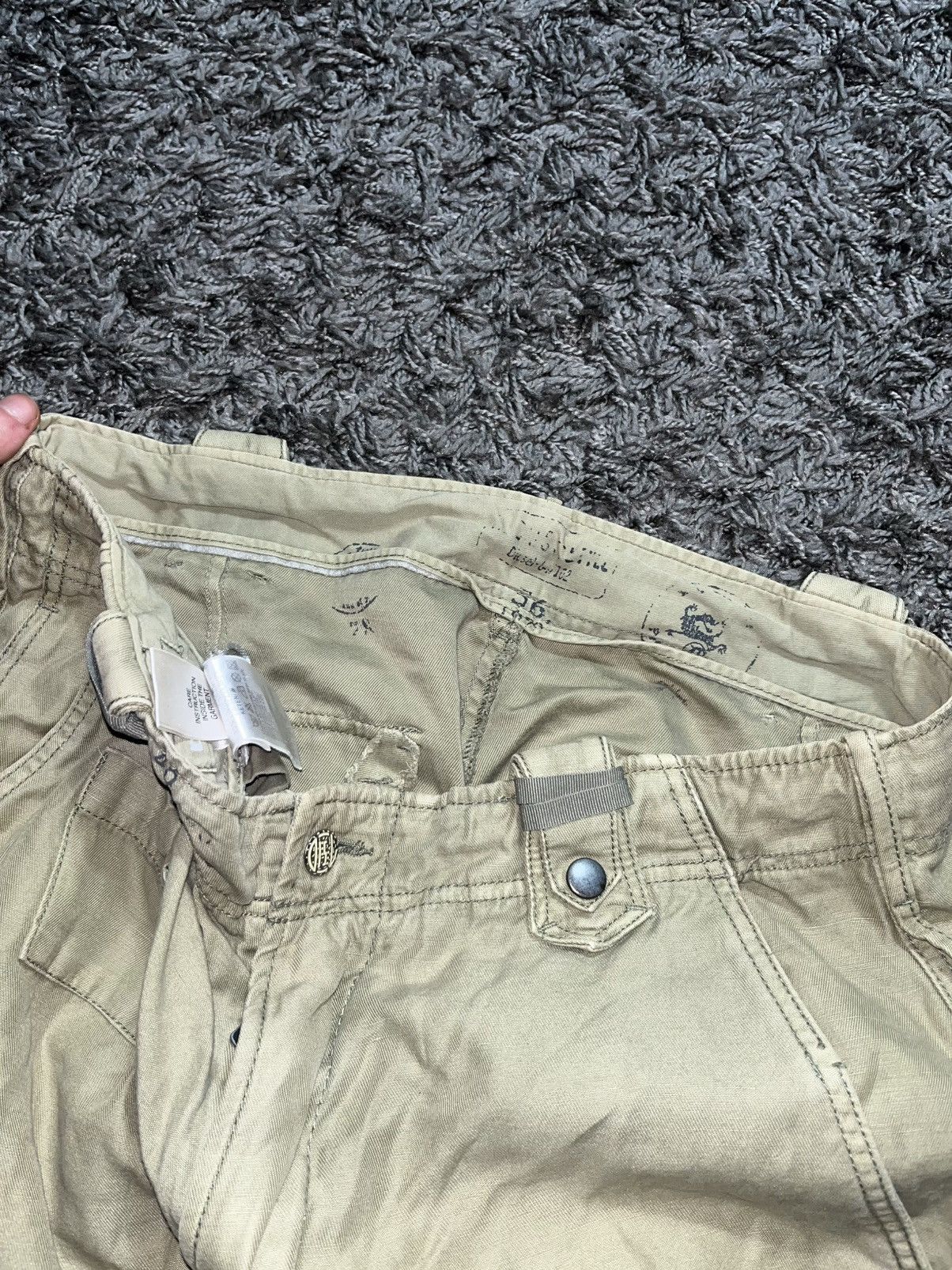 Diesel DIESEL CARGO MILITARY JPN Y2K STYLE PANTS Size US 34 / EU 50 - 8 Thumbnail