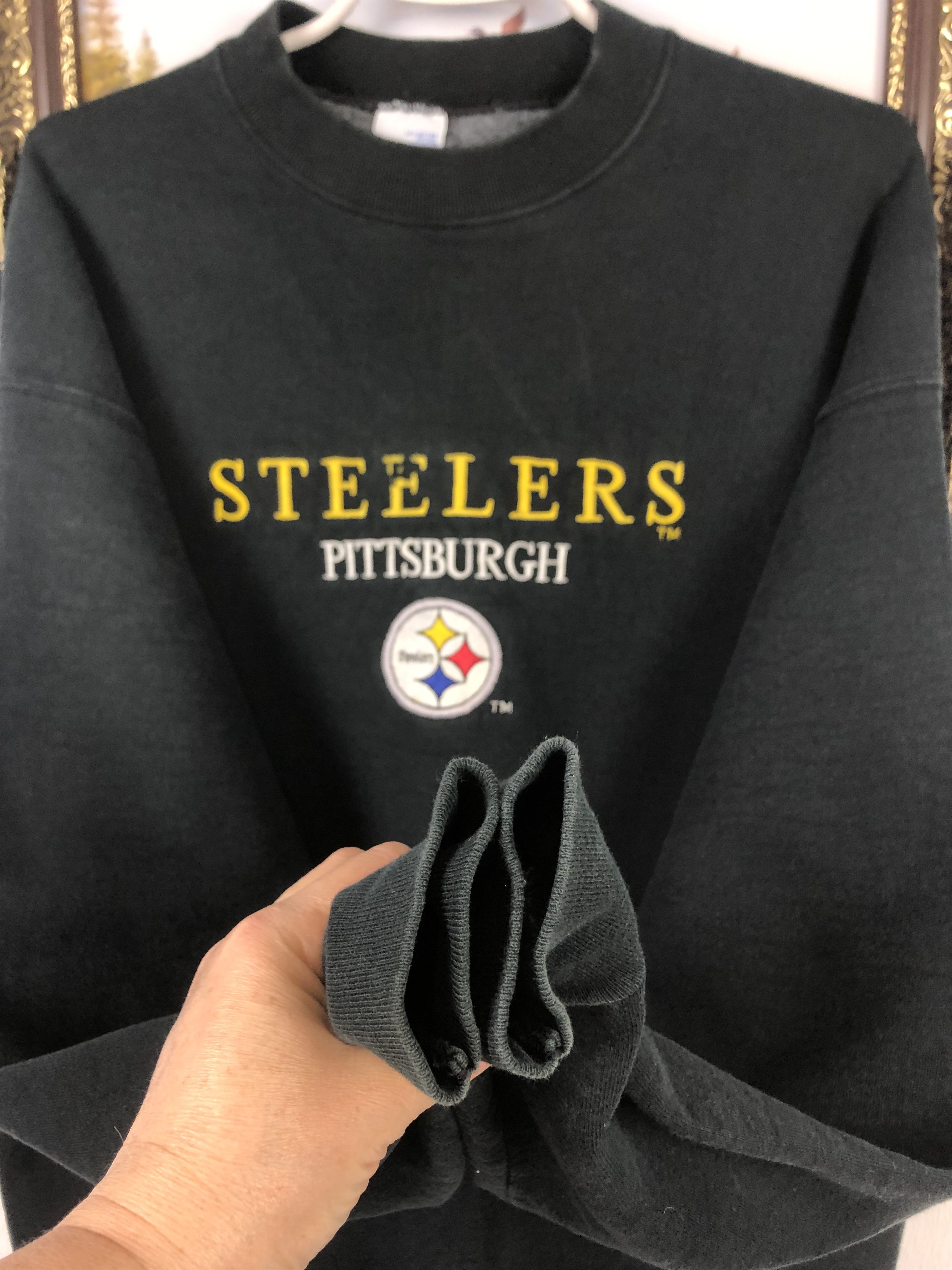 Vintage Vintage 90s Pittsburgh Steelers Crewneck Sweatshirt Rare Size US XL / EU 56 / 4 - 6 Thumbnail
