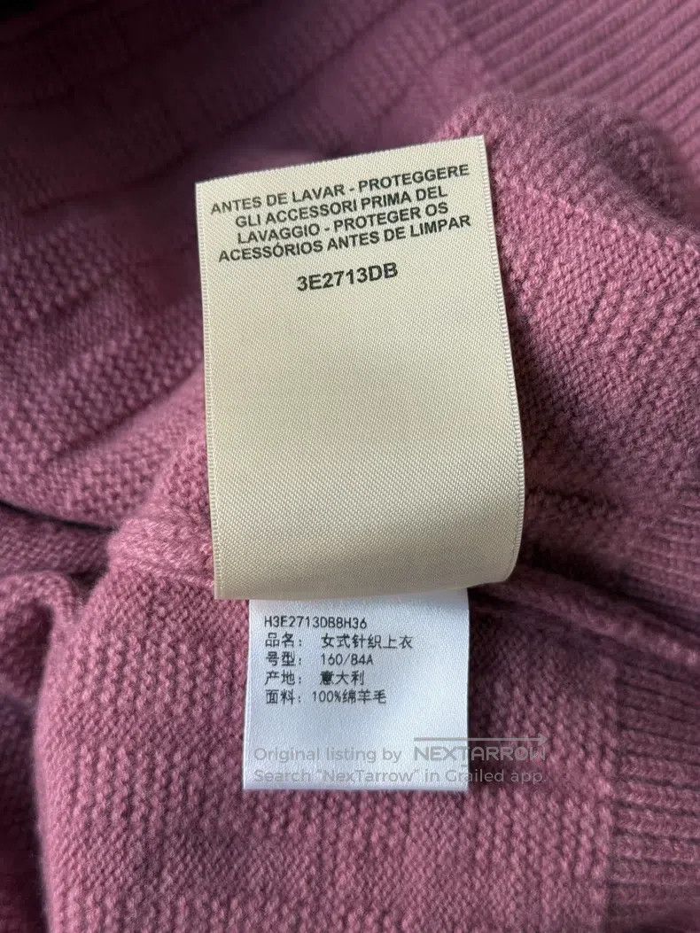 Hermes Hermes Fuchsia H Letter 100% Cashmere Cardigan Size XS / US 0-2 / IT 36-38 - 6 Thumbnail