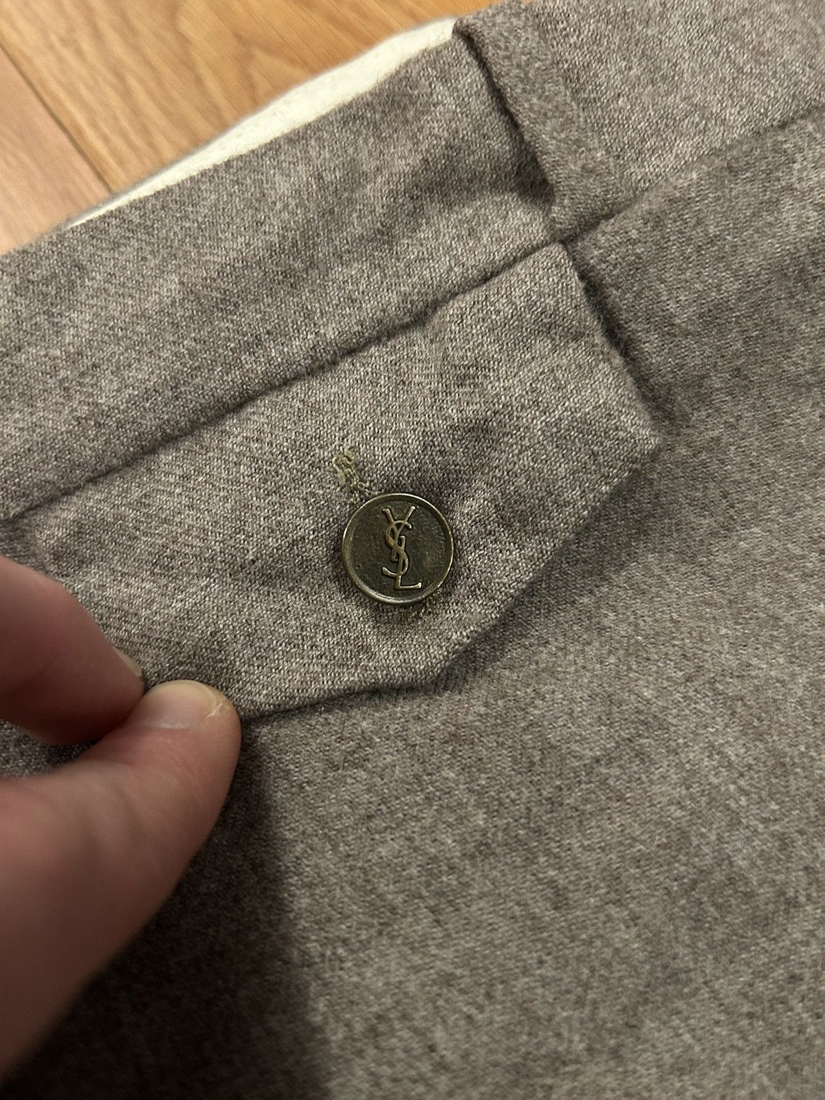 Yves Saint Laurent 100% wool dress pants Size US 38 / EU 54 - 3 Thumbnail