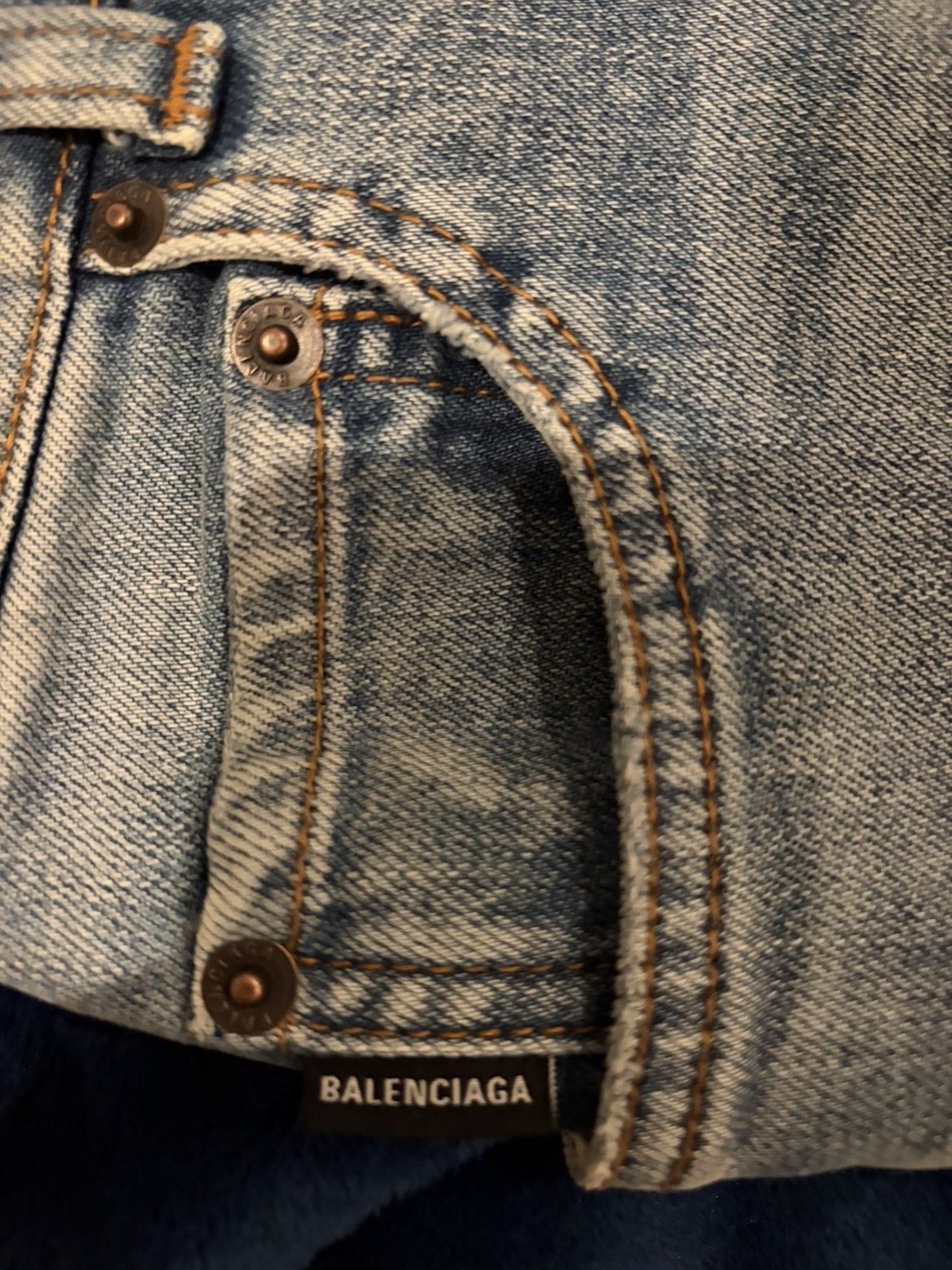 Balenciaga Balenciaga Japanese Denim Size US 29 - 5 Thumbnail
