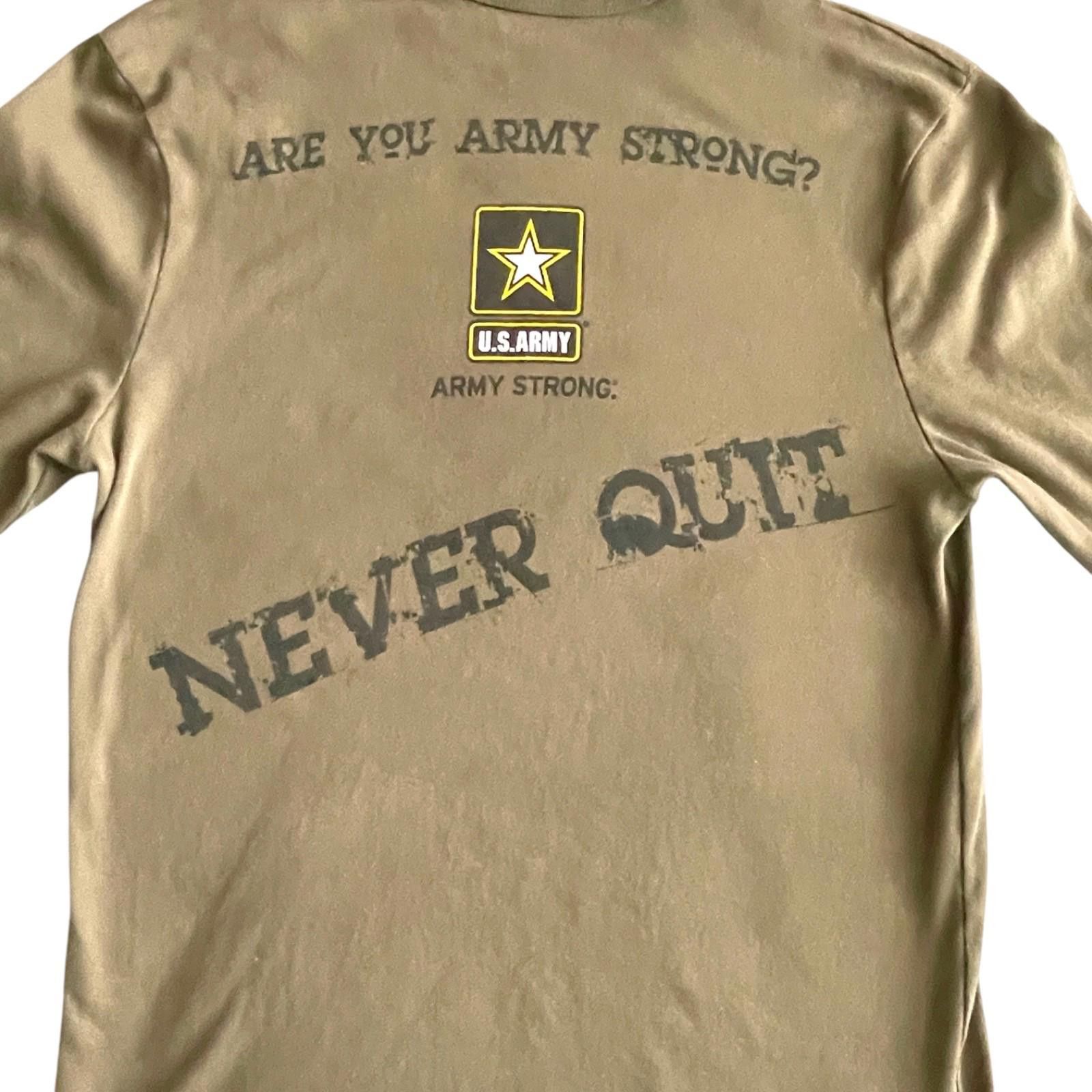 Other US Army LS T Shirt Large Soldier’s Creed Army Strong CLEAN! Size US L / EU 52-54 / 3 - 6 Thumbnail