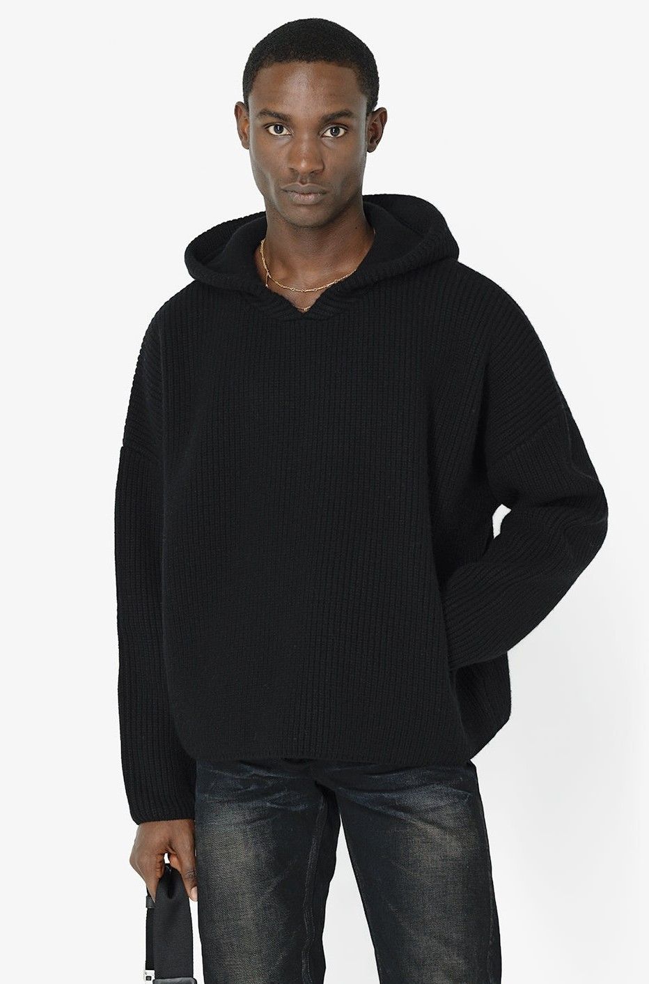John Elliott John Elliott Dakota Knit Poncho Black Size US M / EU 48-50 / 2 - 3 Thumbnail