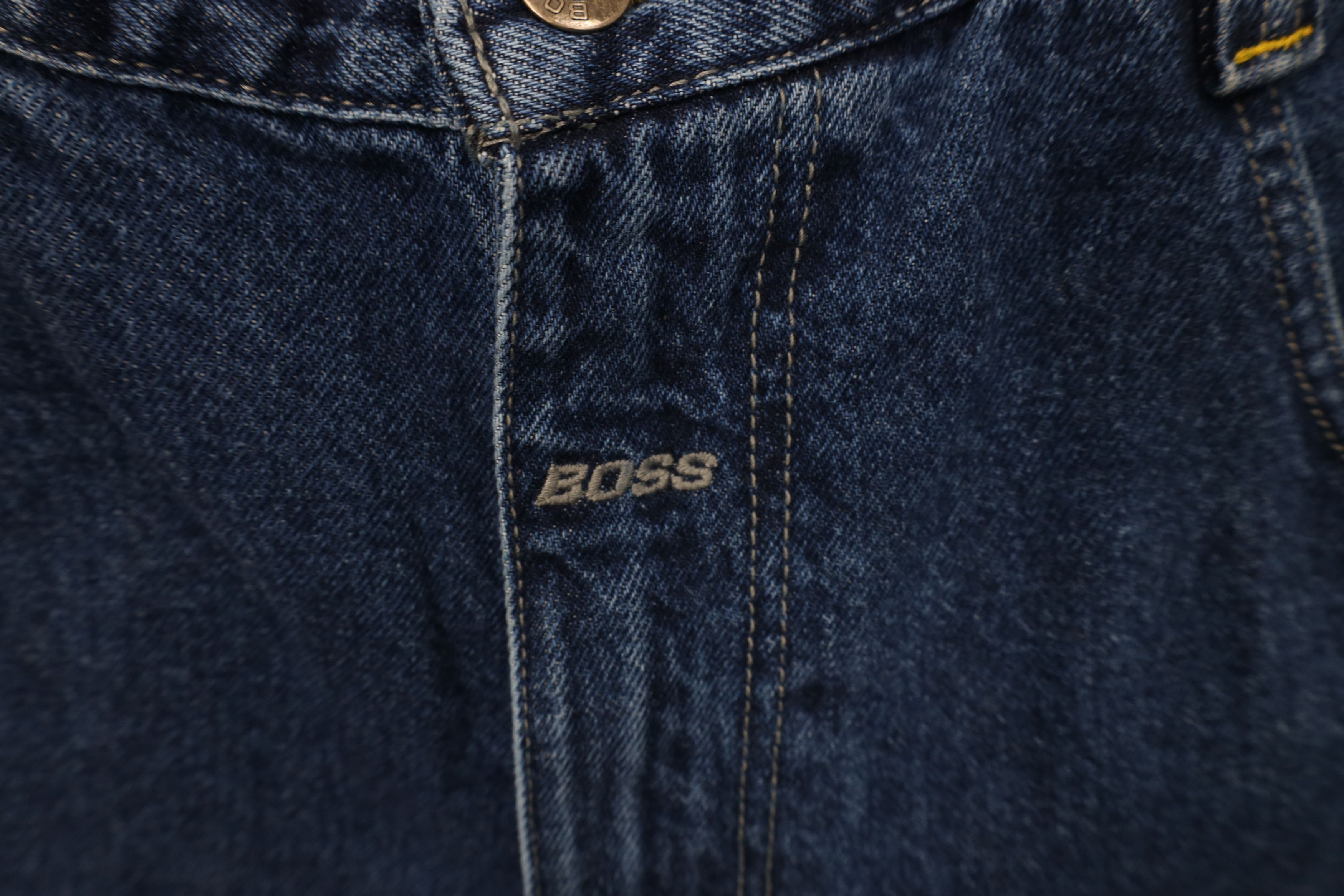Vintage Deadstock Vintage 90s Boss Wide Leg Skateboard Denim Jeans Size US 36 / EU 52 - 5 Thumbnail