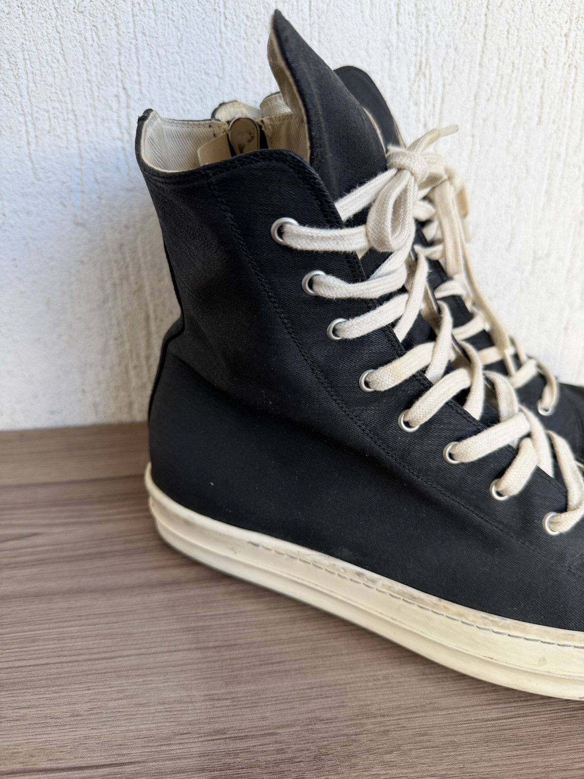 Rick Owens Drkshdw Waxed drkshdw ramones Size US 10 / EU 43 - 10 Thumbnail