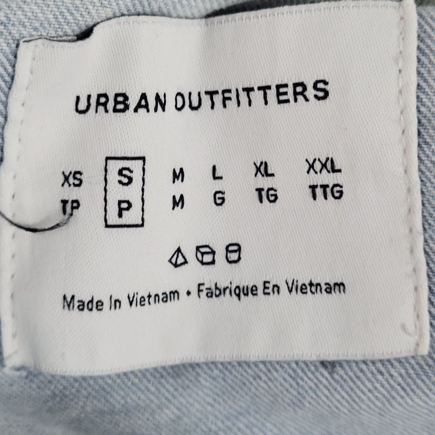 Urban Outfitters Urban Outfitters Jacket Women Small S Blue Denim Light Wash Full Zip Unlined Pockets Collared Cotton Denim Basic Jacket Size S / US 4 / IT 40 - 3 Thumbnail