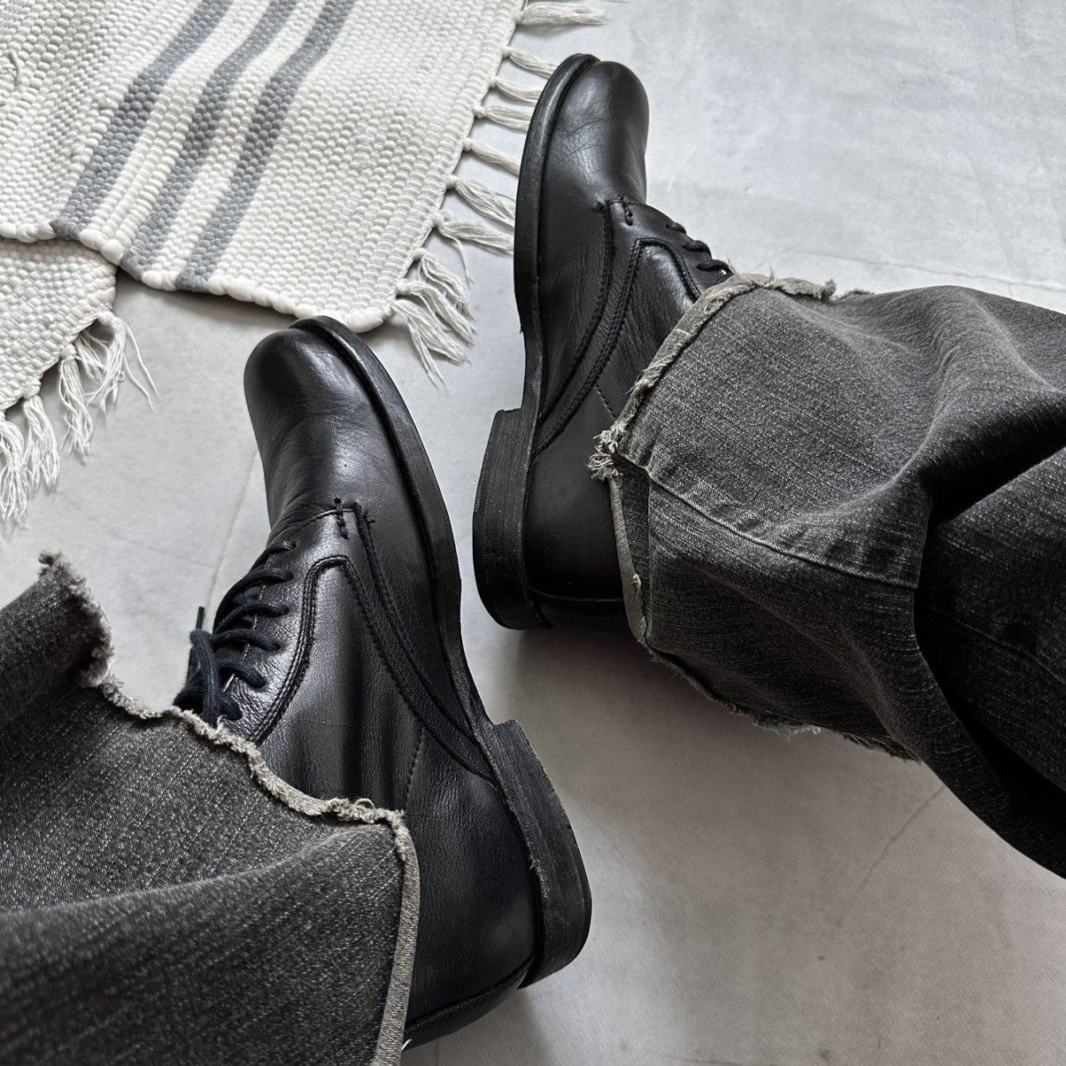 Dirk Bikkembergs Frye Phillip Lace Up Combat Biker Boots Viberg Vibe Size US 7.5 / EU 40-41 - 5 Thumbnail