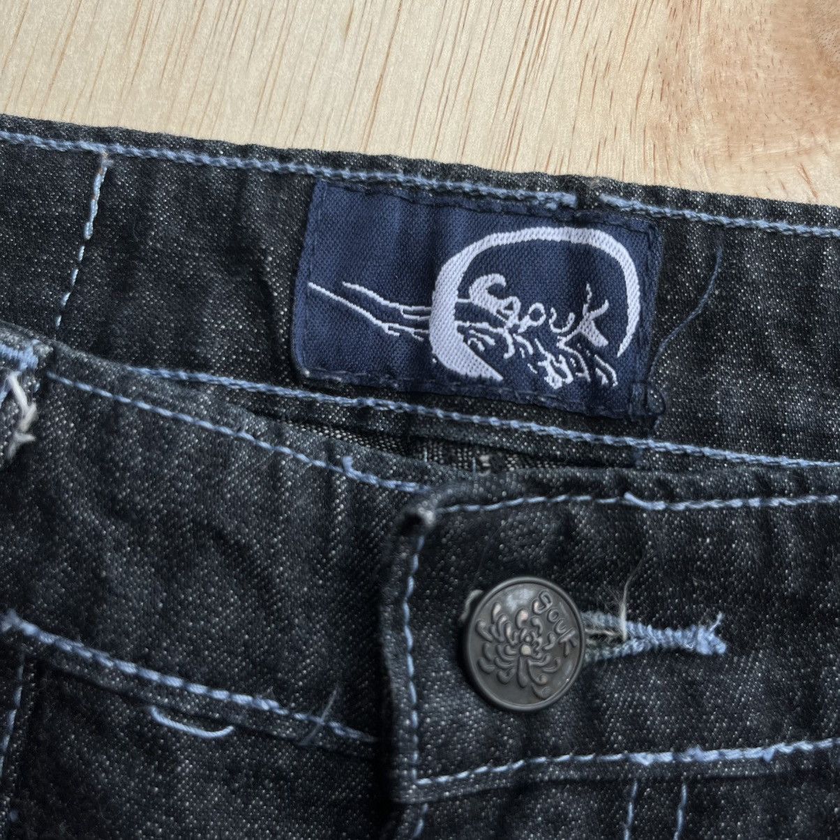 Japanese Brand GOUK CARGO SUKAJAN FLARED DENIM Size 28" / US 6 / IT 42 - 5 Thumbnail