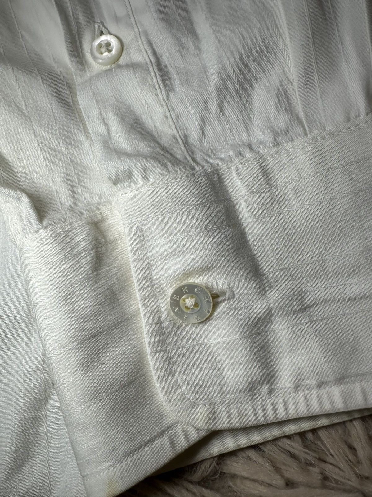 Givenchy Givenchy Monsieur white striped long-sleeved Size US L / EU 52-54 / 3 - 8 Thumbnail
