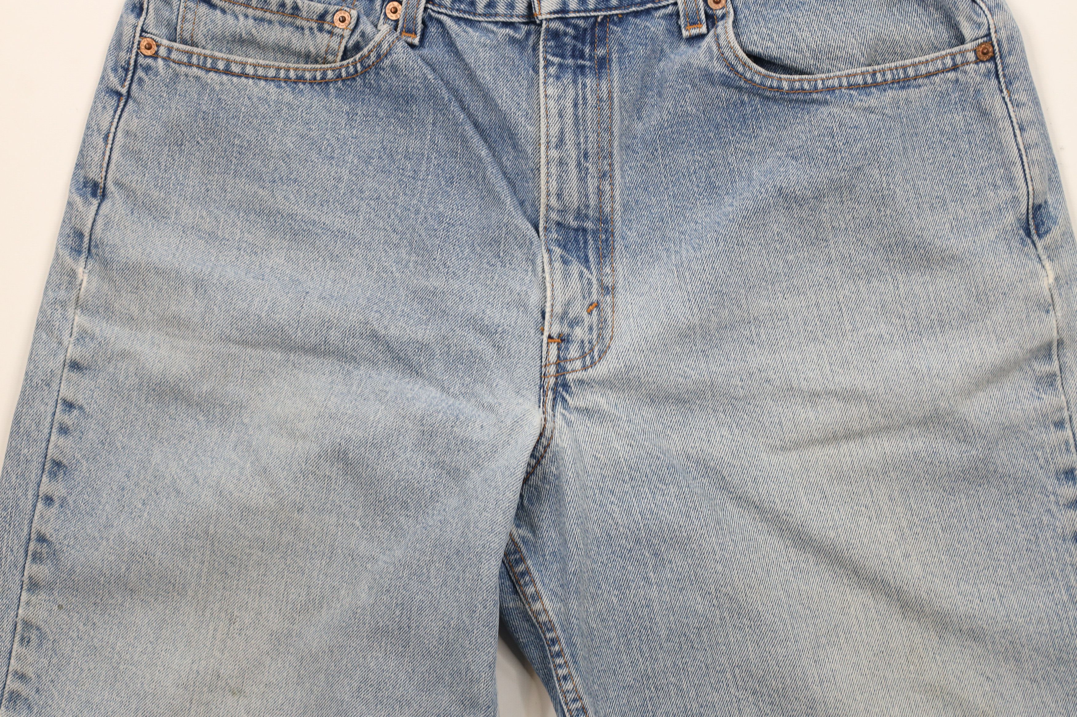 Levi's × Vintage Vintage Y2K 2001 Levis 550 Fit Denim Shorts Jorts Blue Size US 34 / EU 50 - 3 Thumbnail