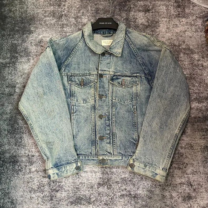 Fear of God Fear of God 4th Blue Denim Jacket. Size US S / EU 44-46 / 1 - 1 Thumbnail