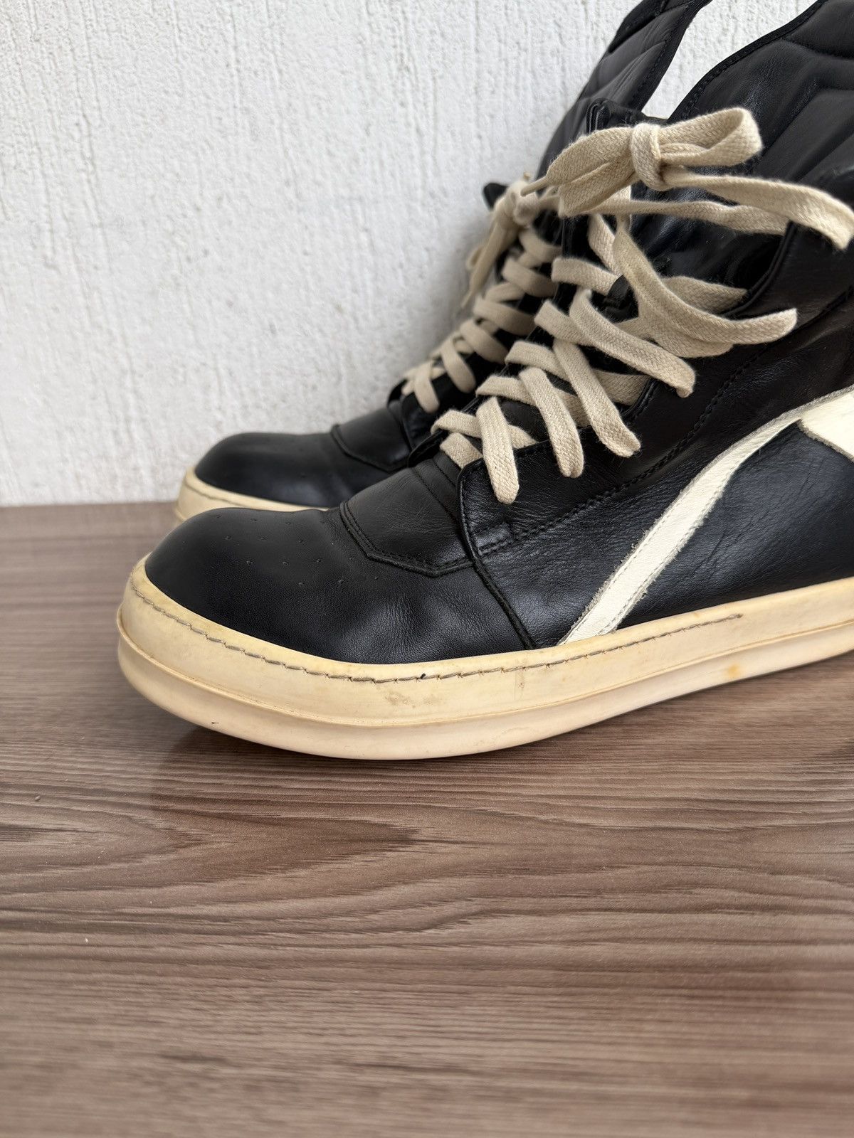 Rick Owens E16 Geobasket🔥🕷️ Size US 8 / EU 41 - 3 Thumbnail