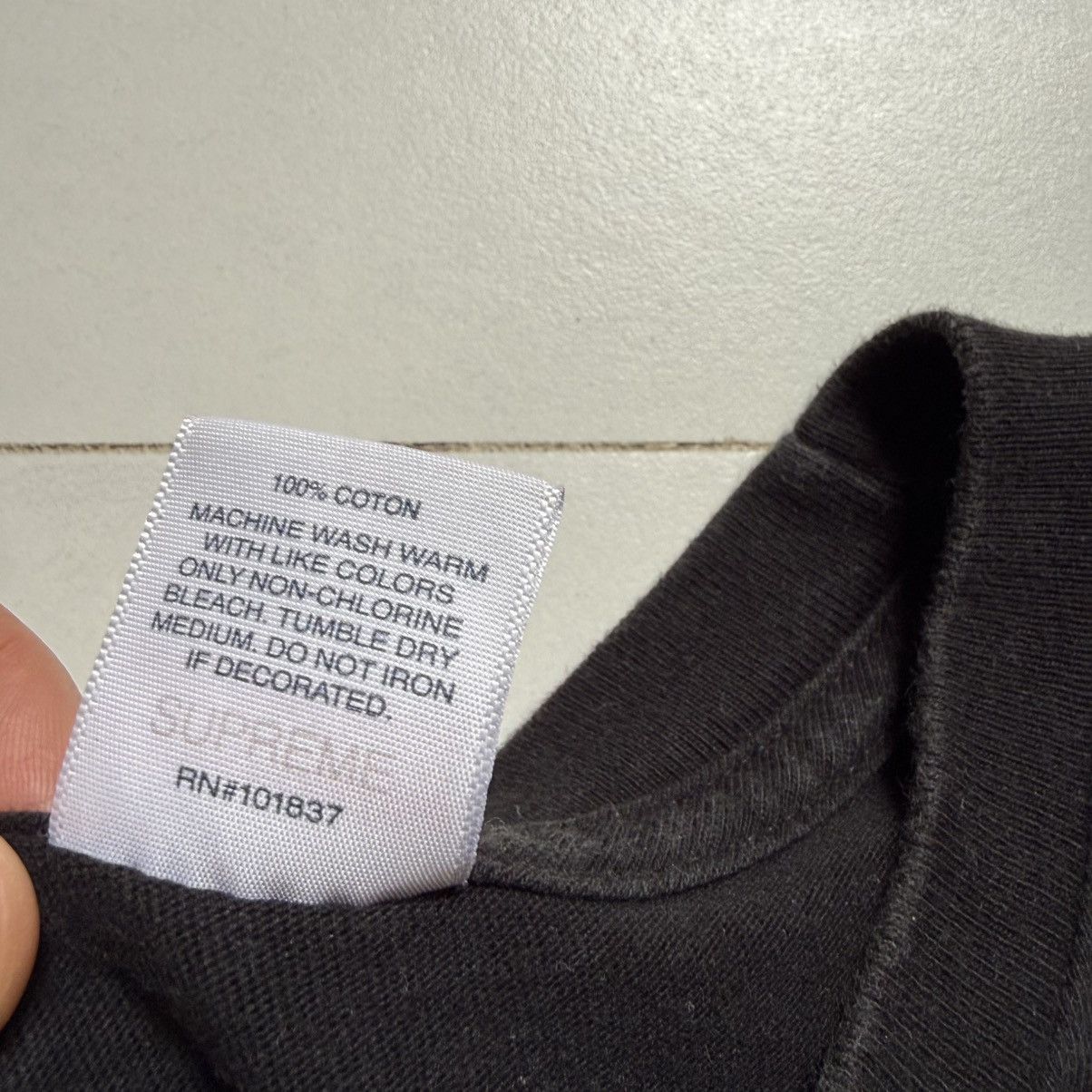 Supreme Supreme FW21 Crash Black Tee Size US XL / EU 56 / 4 - 6 Thumbnail