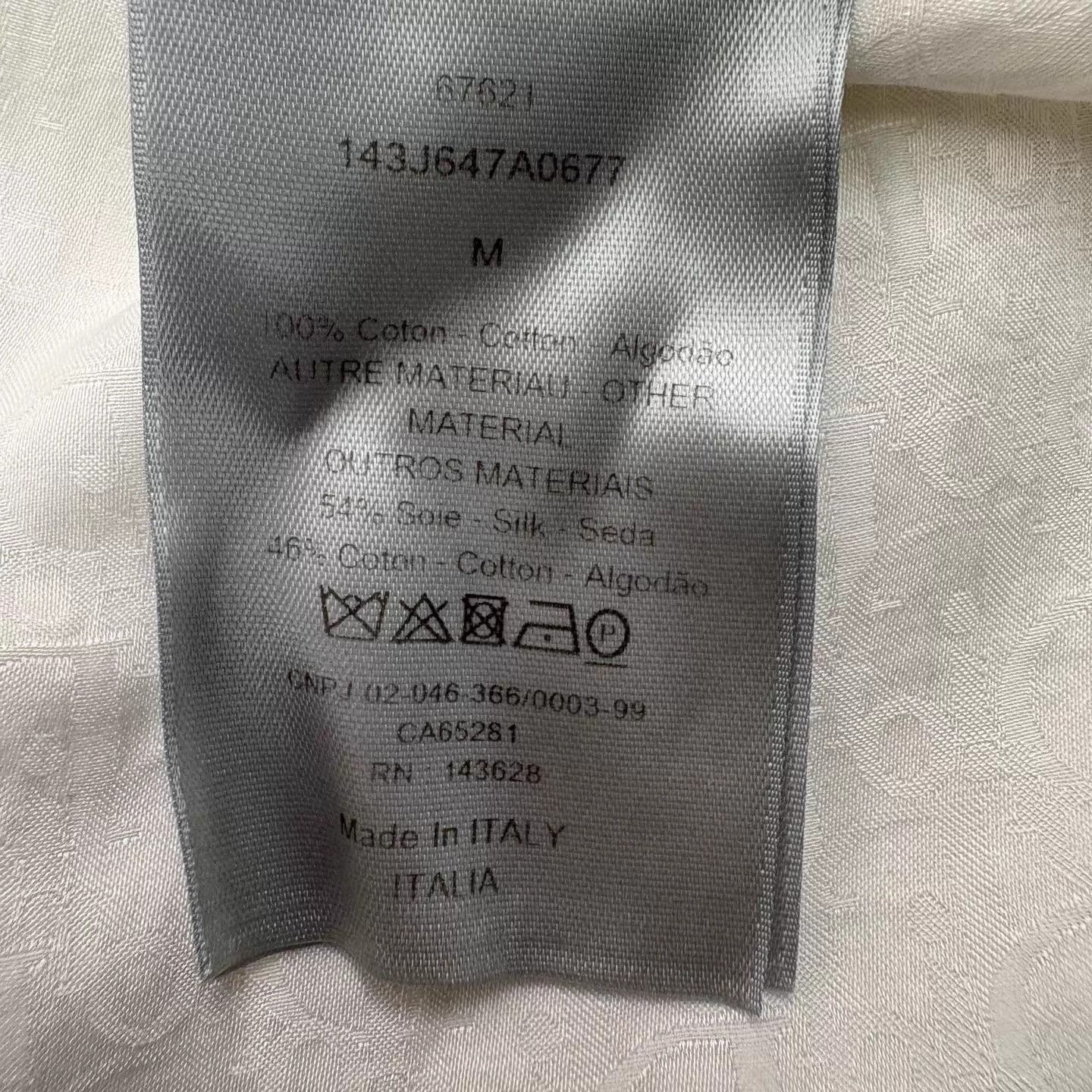 Dior Dior White Colorblock Logo SS Tee M New Size US M / EU 48-50 / 2 - 6 Thumbnail