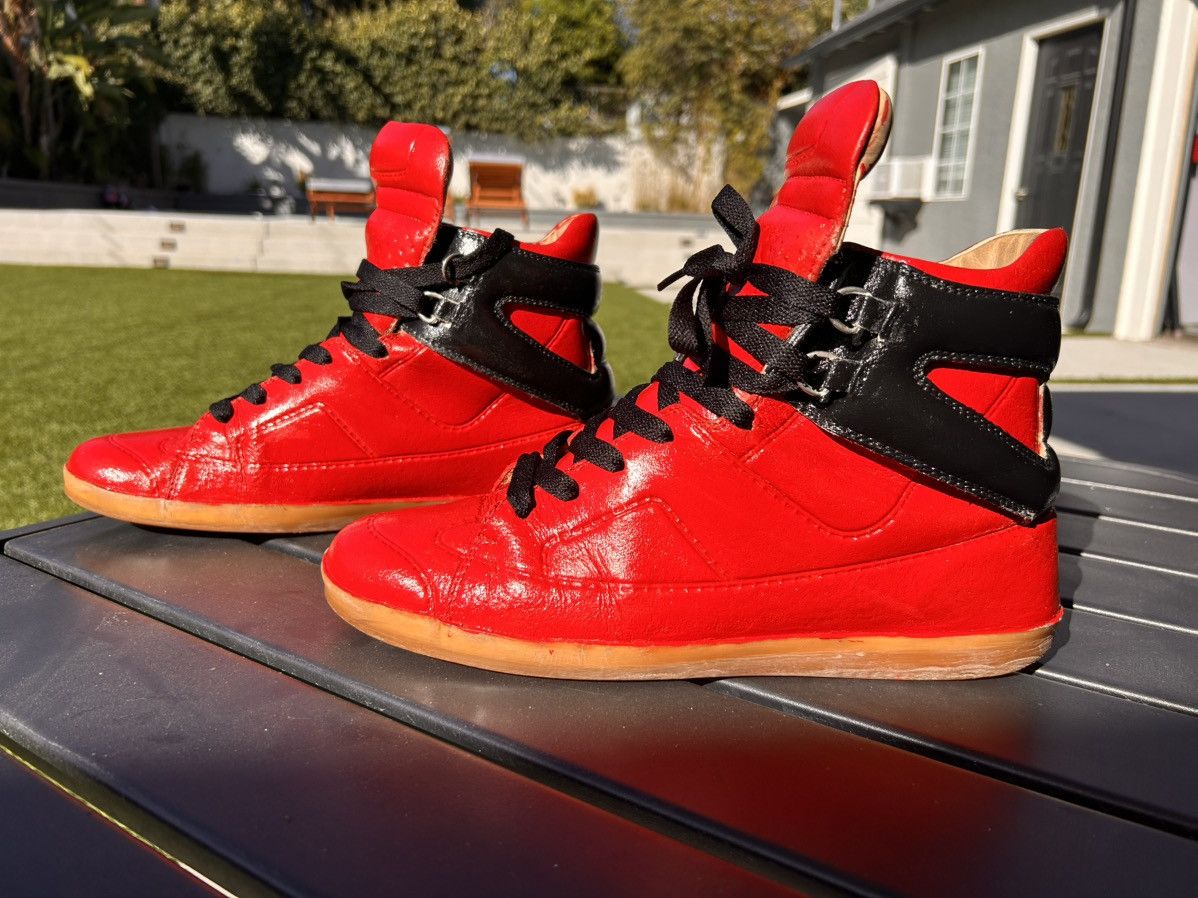 H&M × Maison Margiela Margiela x H&M Collab High-Top GAT Sneakers (CUSTOM PAINT) Size US 10.5 / EU 43-44 - 2 Thumbnail