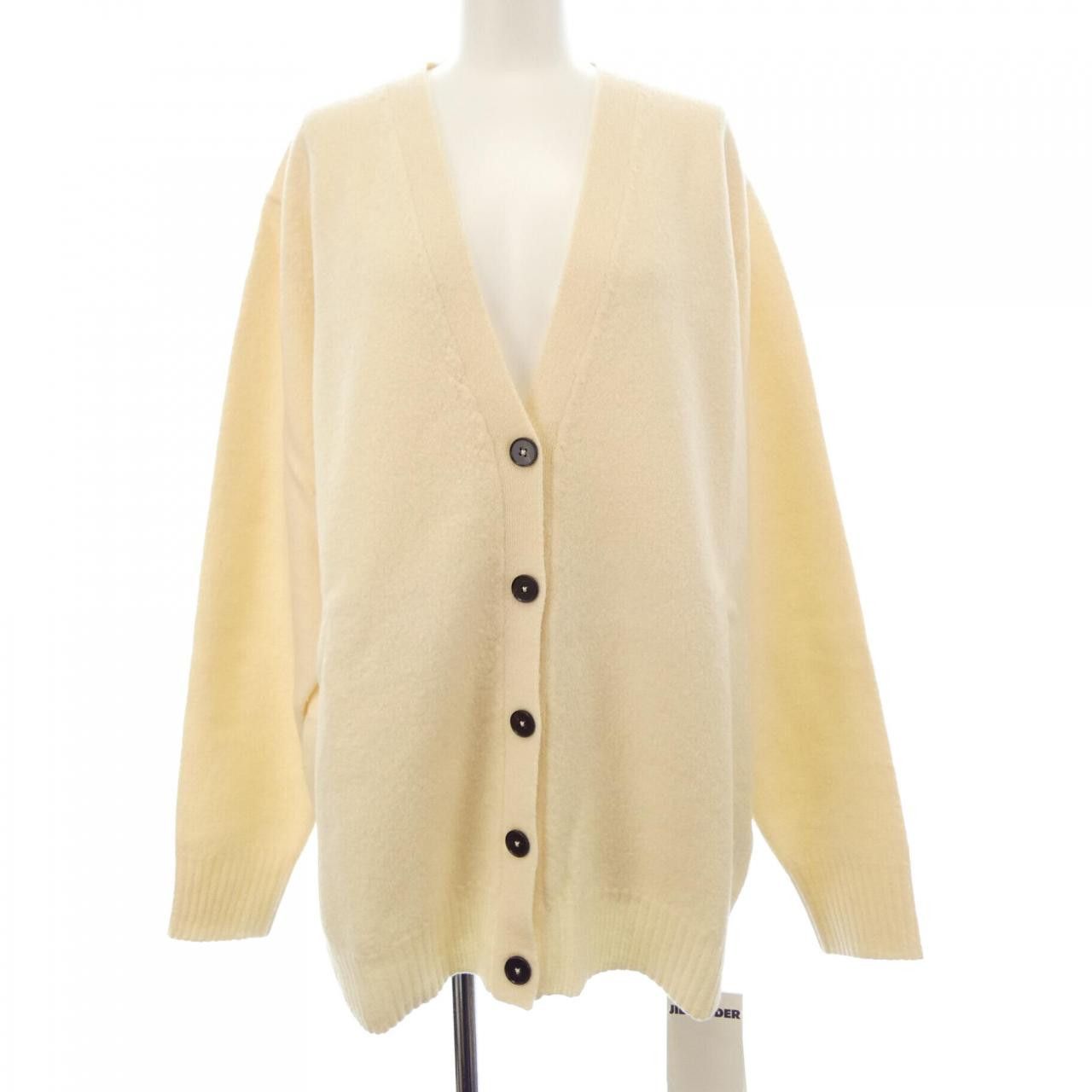 Jil Sander Jil Sander Jil Sander Wool Cardigan Textile Tops J01HP0002J14603 DUTY FREE for USA Size ONE SIZE - 1 Thumbnail