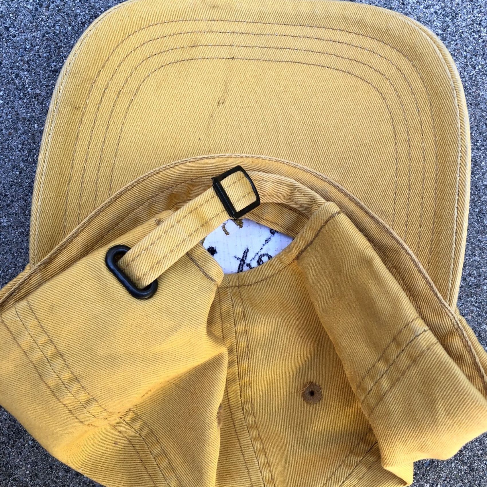 Imperial VINTAGE Imperial Roy's La Jolla Baseball Hat Men Yellow Adjustable Cap Size ONE SIZE - 4 Thumbnail