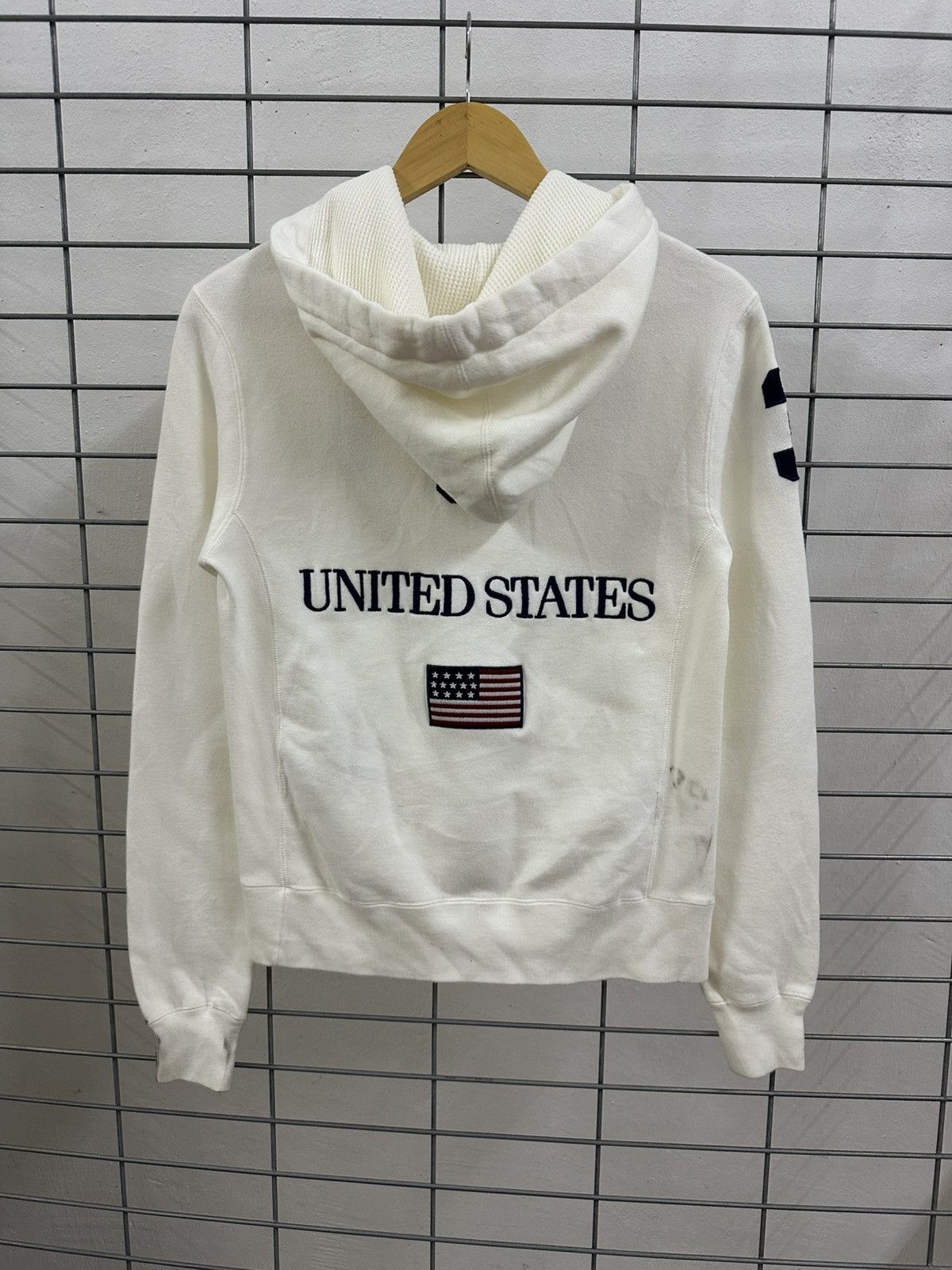 Polo Ralph Lauren Rare And Beautiful Vintage Polo Ralph Lauren USA Hoodie Size US S / EU 44-46 / 1 - 2 Thumbnail